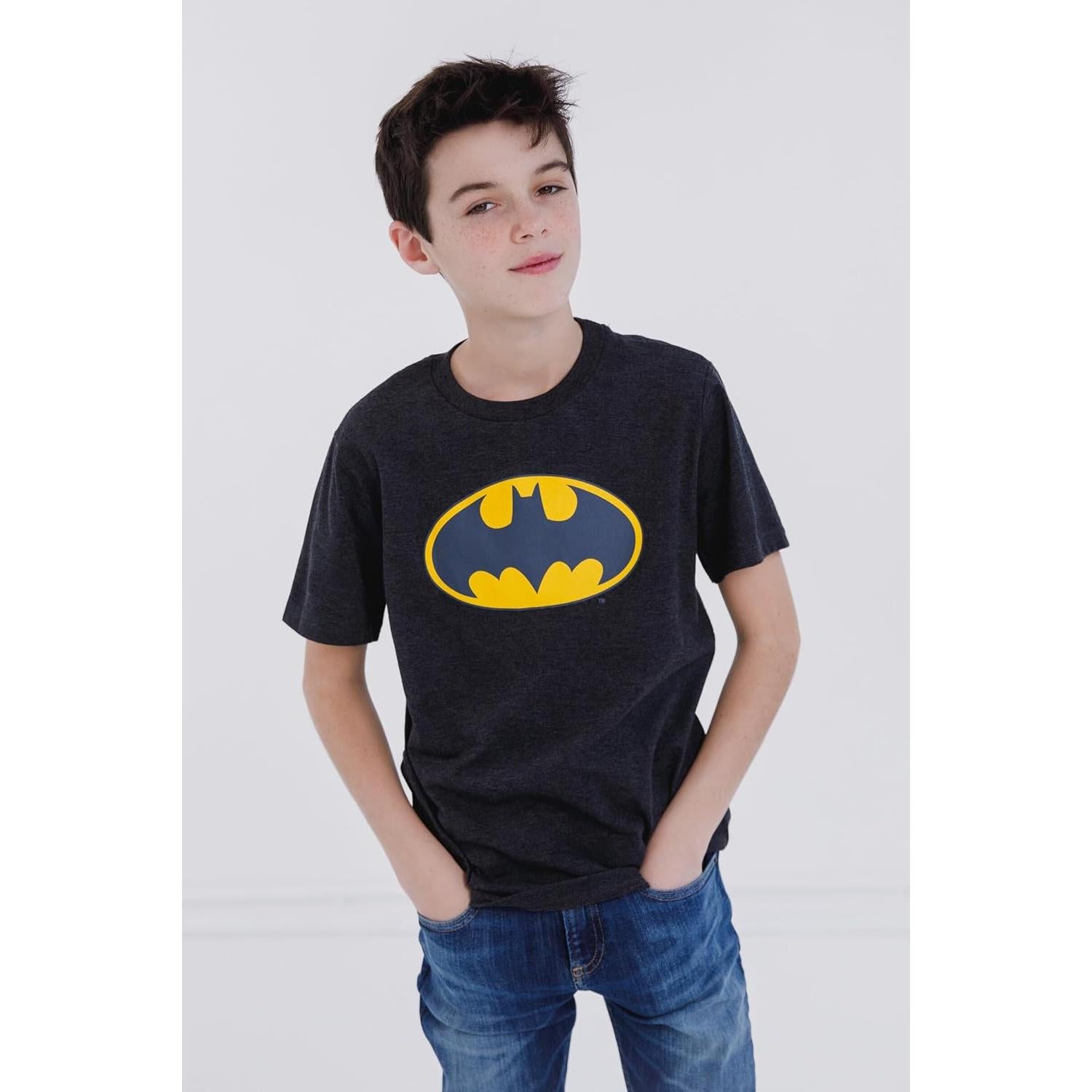 Camiseta DC Comics Liga de la Justicia Batman Superman Mujer Maravilla 12 Meses