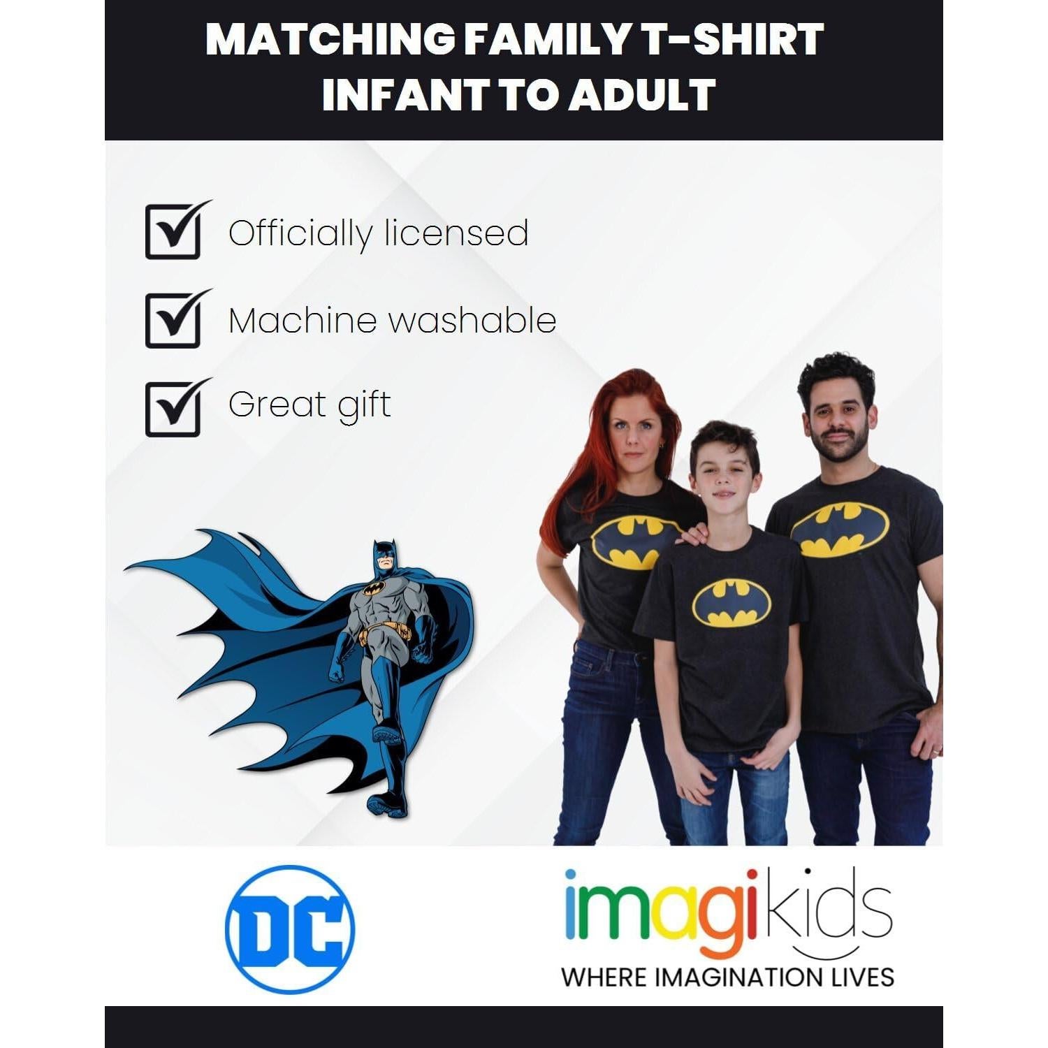 Camiseta DC Comics Liga de la Justicia Batman Superman Mujer Maravilla 12 Meses