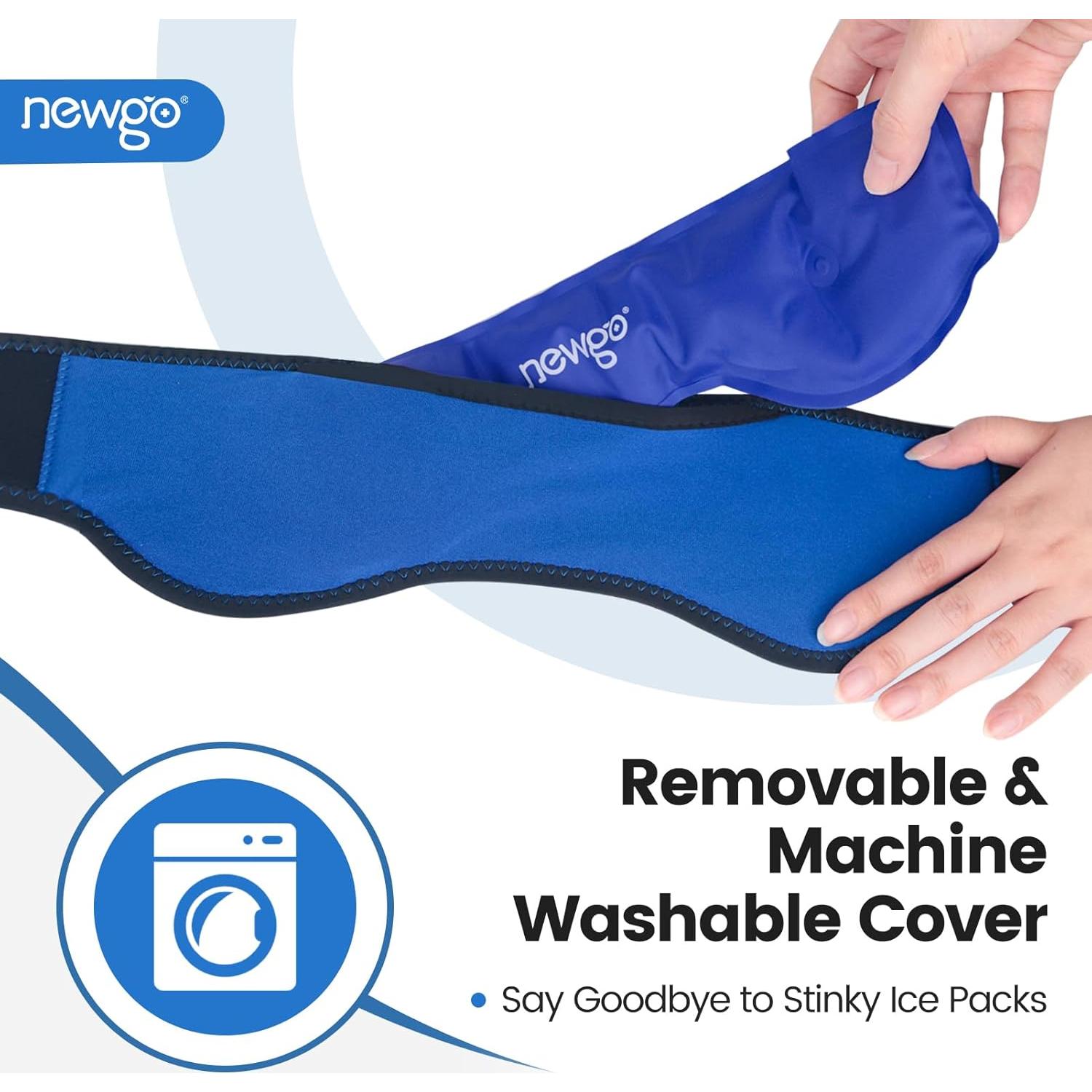Paquete de Hielo para Cabeza NEWGO - Alivio de Dolores, Negro