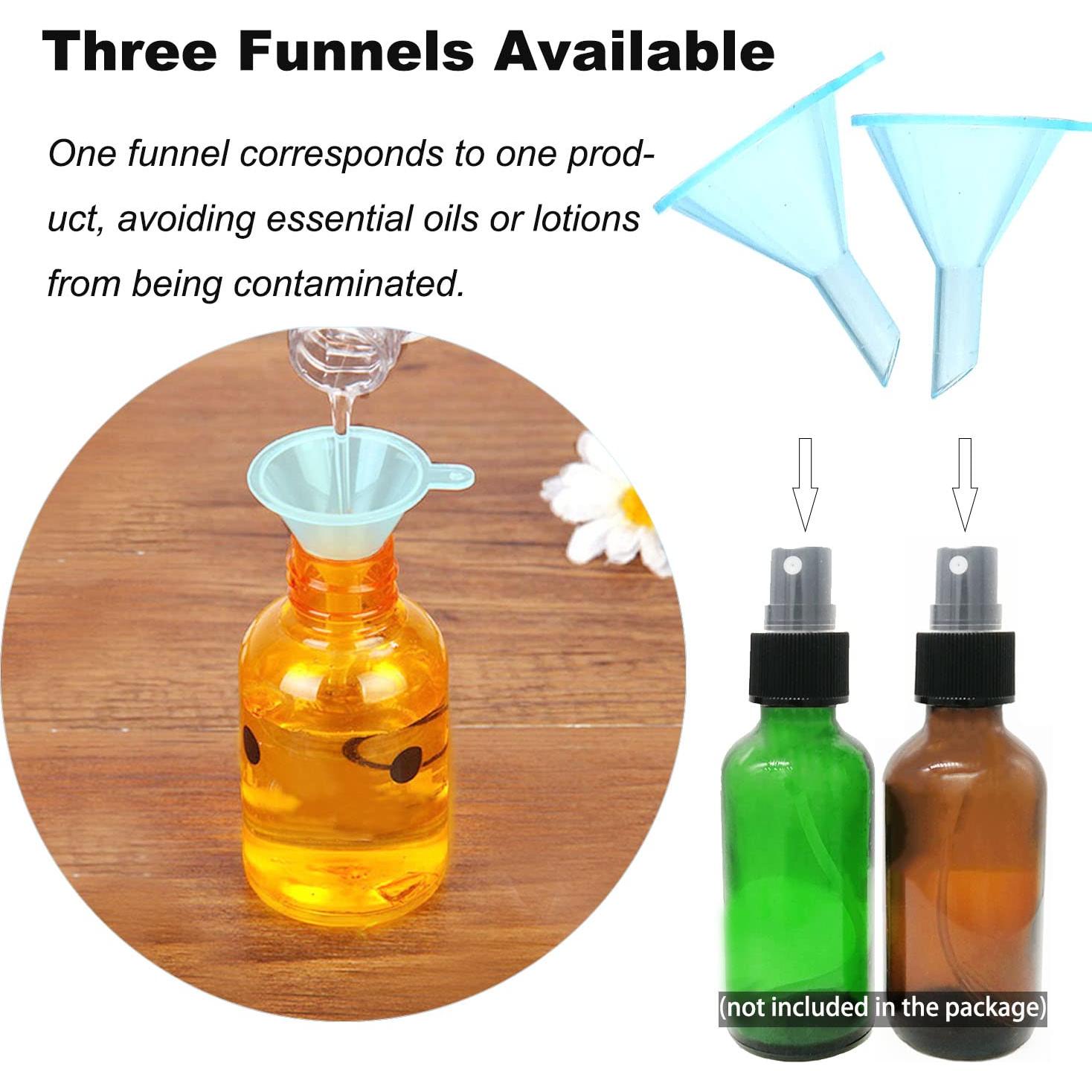 Embudos Cosméticos Recargables Avenoir - 3 Piezas Azules