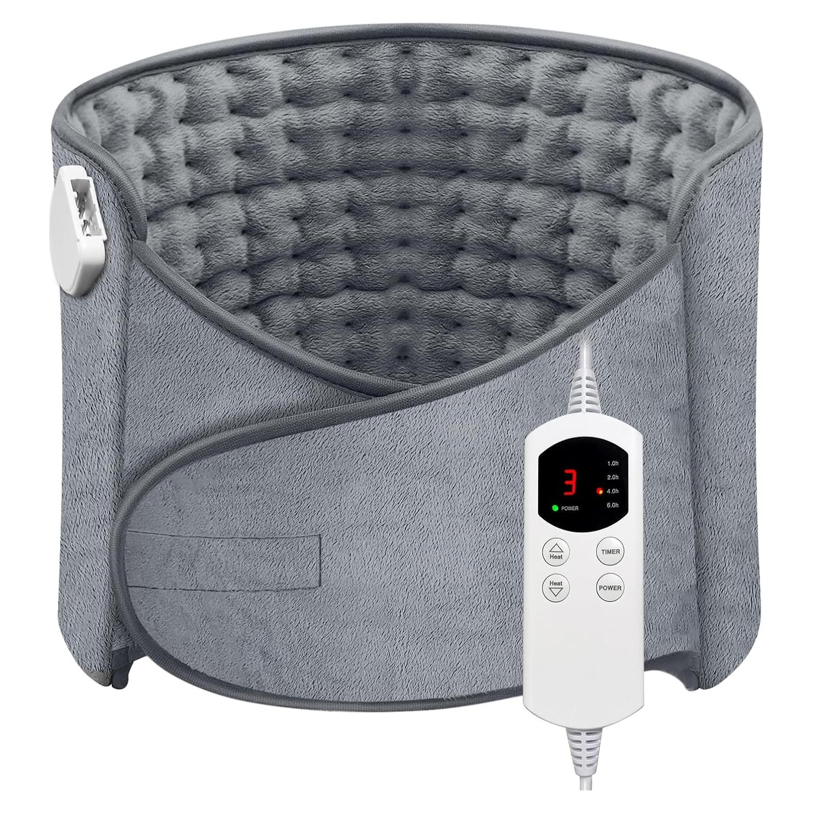 Almohadilla Térmica Eléctrica Misognare 6 Temperaturas Gris