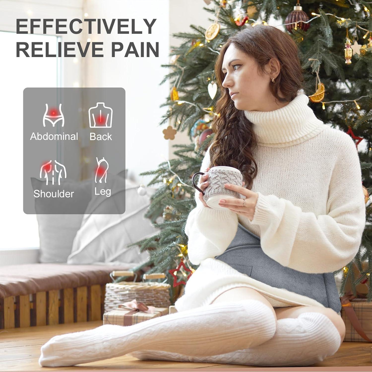 Almohadilla Térmica Eléctrica Misognare 6 Temperaturas Gris