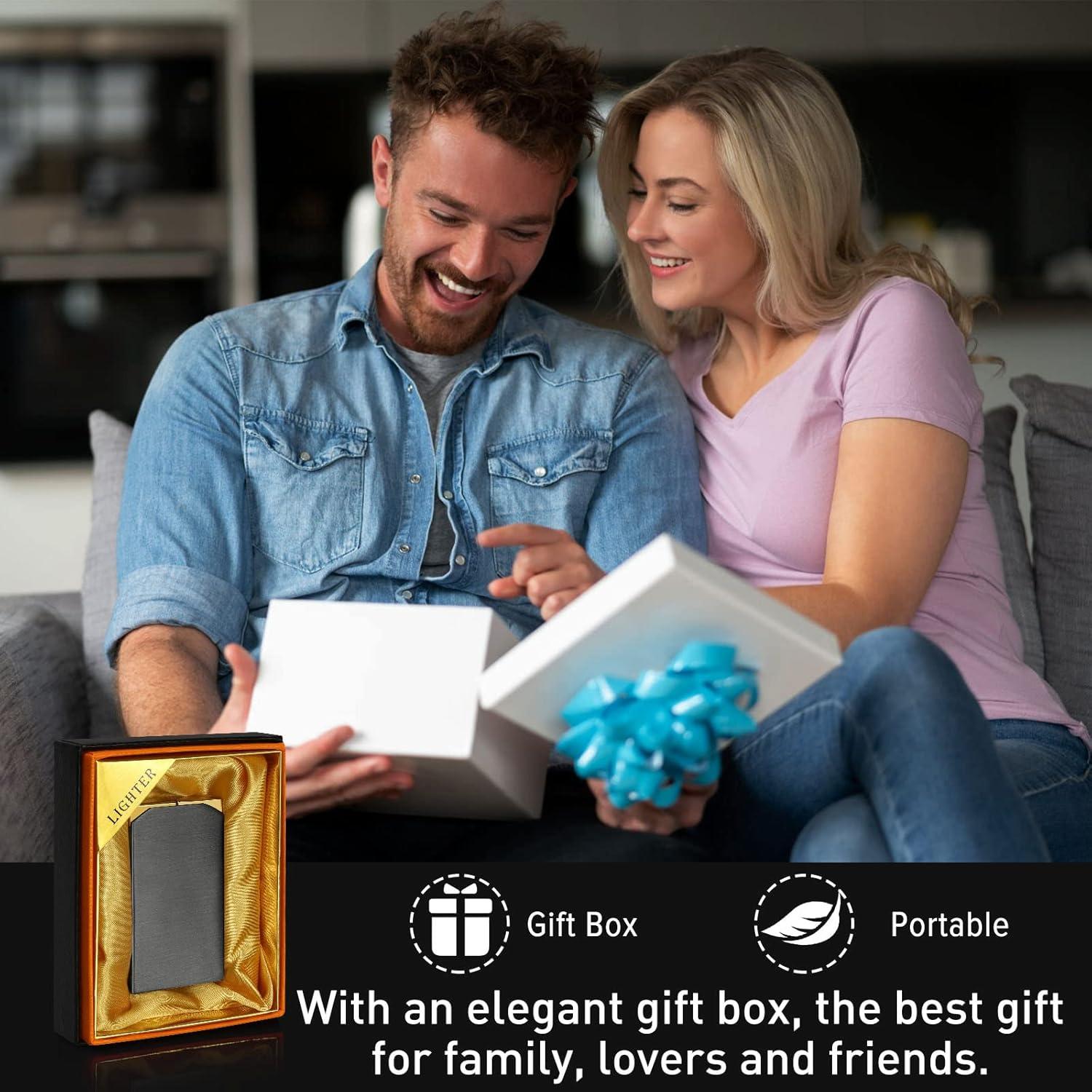 Encendedor Doble Llama Butano KANTION Negro Recargable