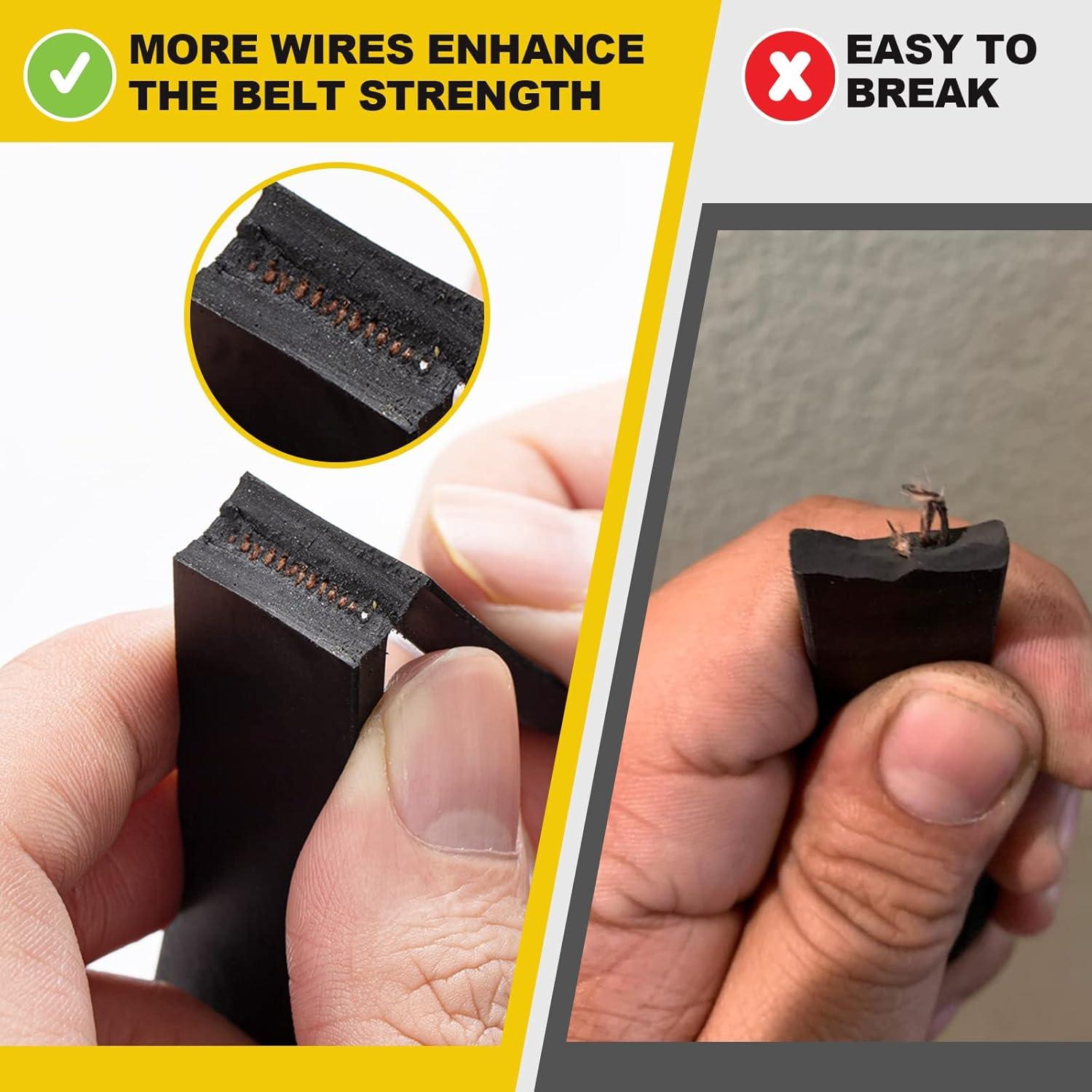 Juego de Llaves de Correa de Goma Toolwiz 2 Piezas 50 y 60 CM