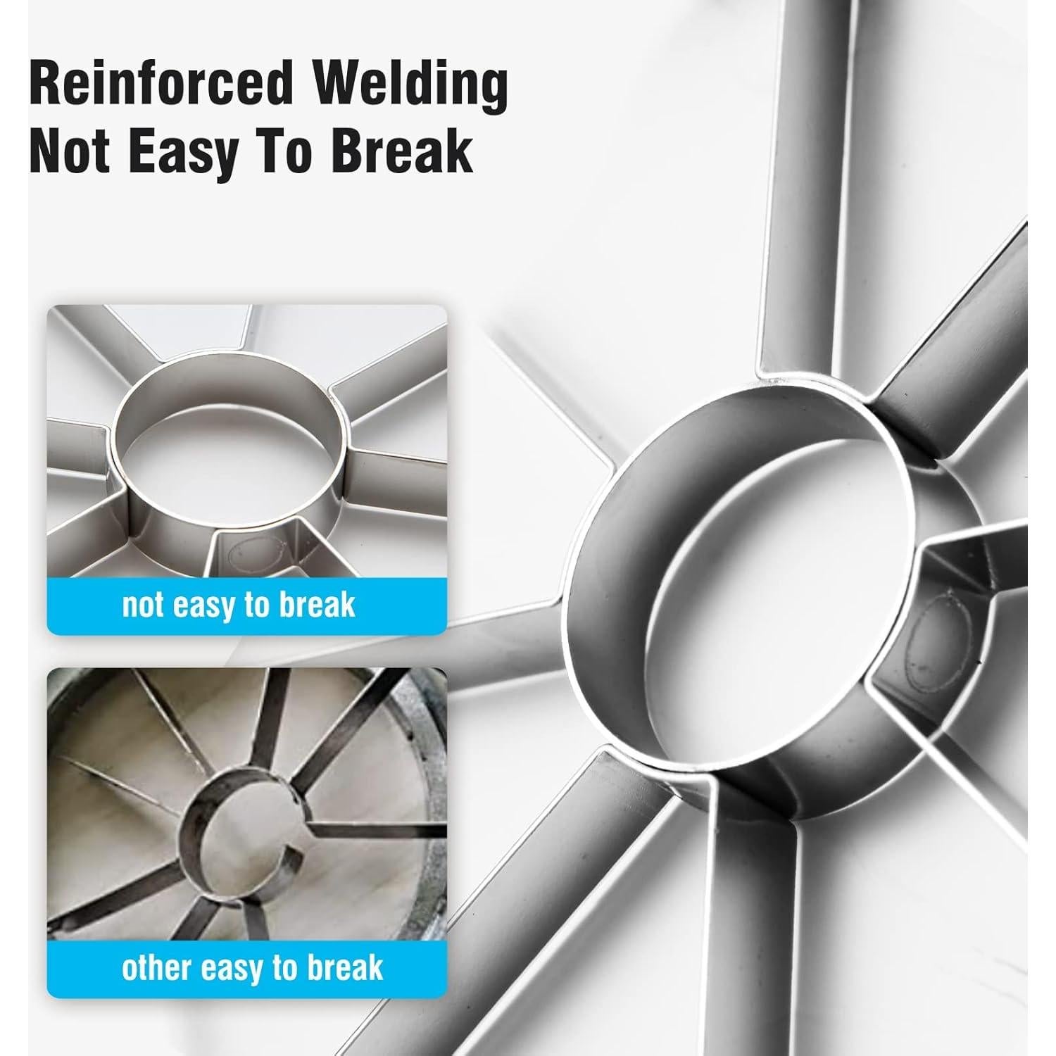 Cortador de Manzanas YUEJUJJ de Acero Inoxidable 8 Cuchillas