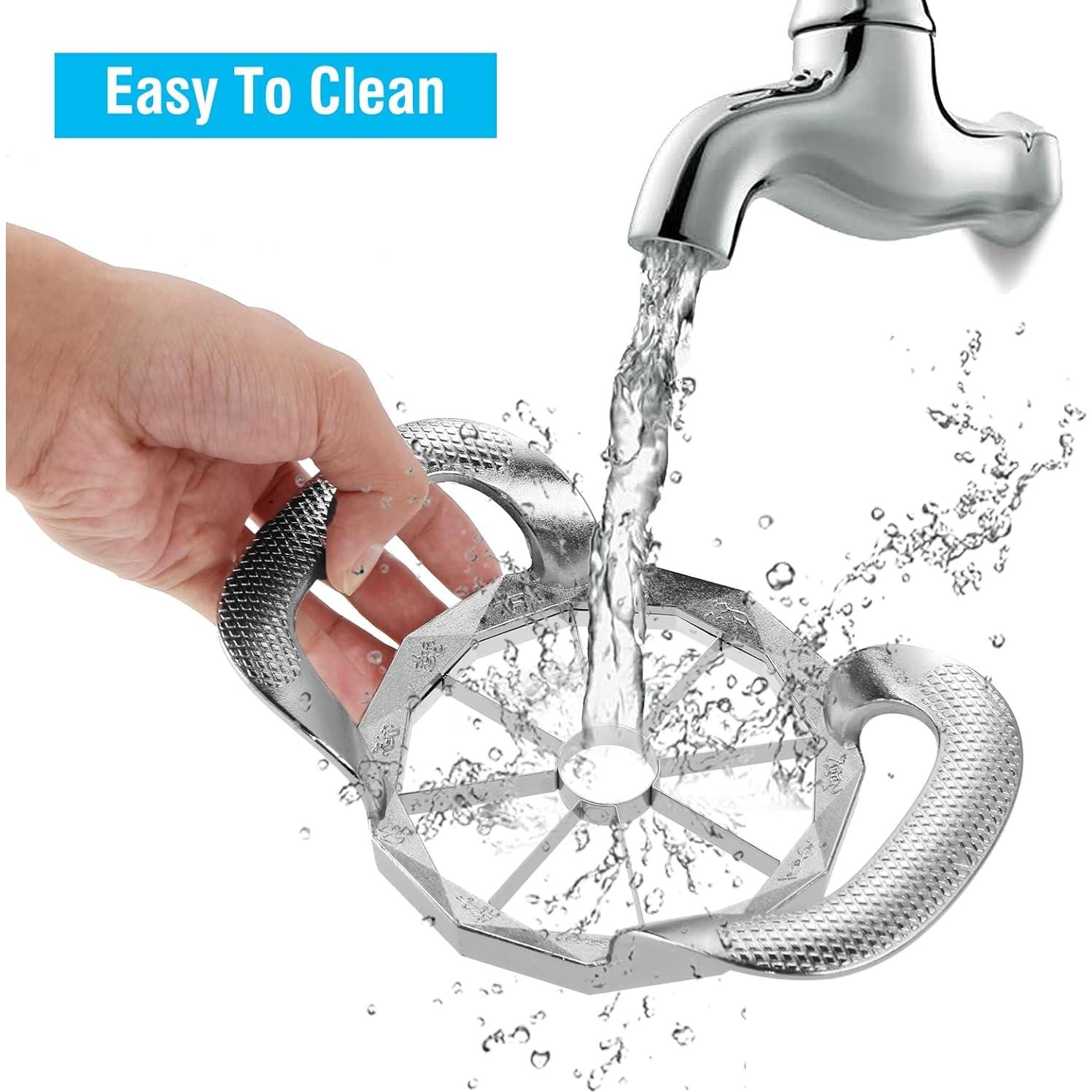 Cortador de Manzanas YUEJUJJ de Acero Inoxidable 8 Cuchillas