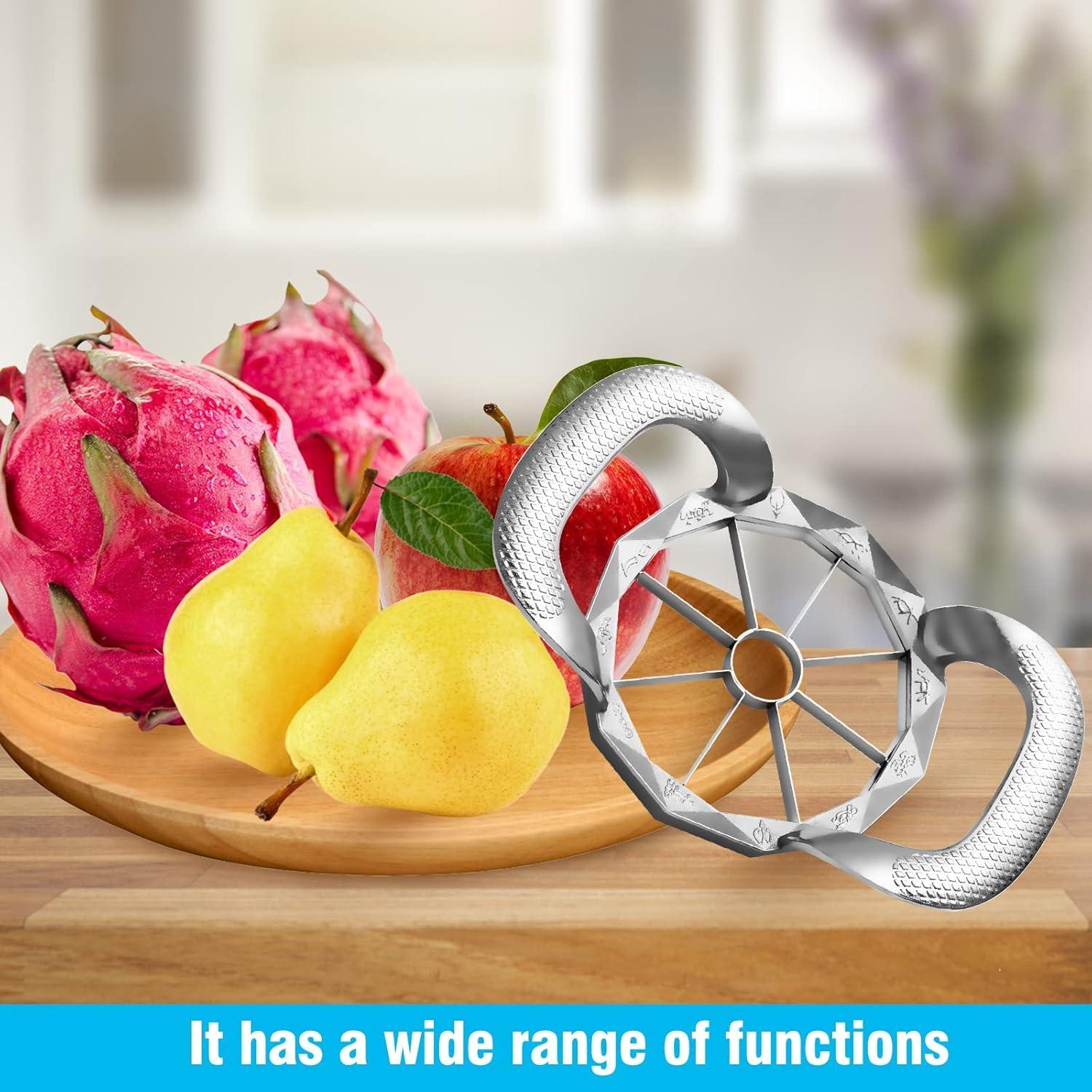 Cortador de Manzanas YUEJUJJ de Acero Inoxidable 8 Cuchillas