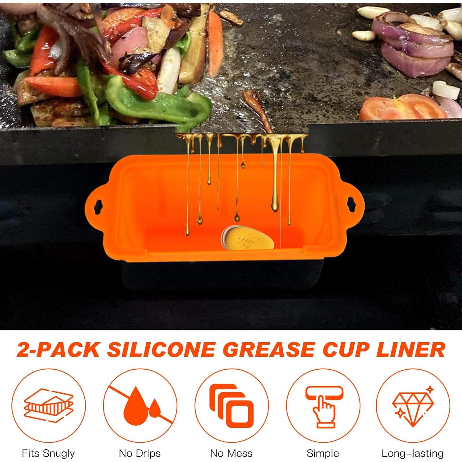 Funda de Silicona para Taza de Grasa CYFIE 2-Pack 73.3 cm