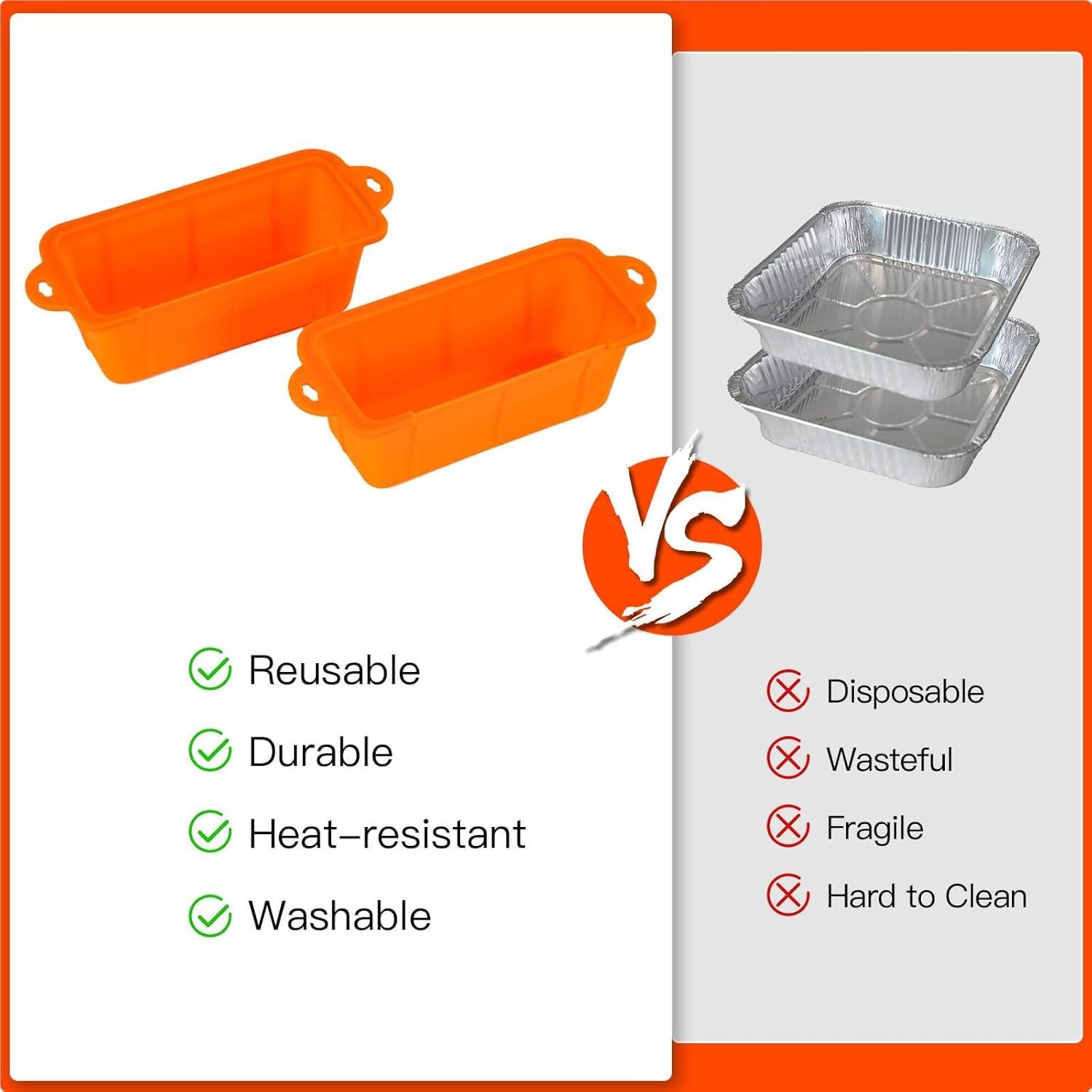 Funda de Silicona para Taza de Grasa CYFIE 2-Pack 73.3 cm