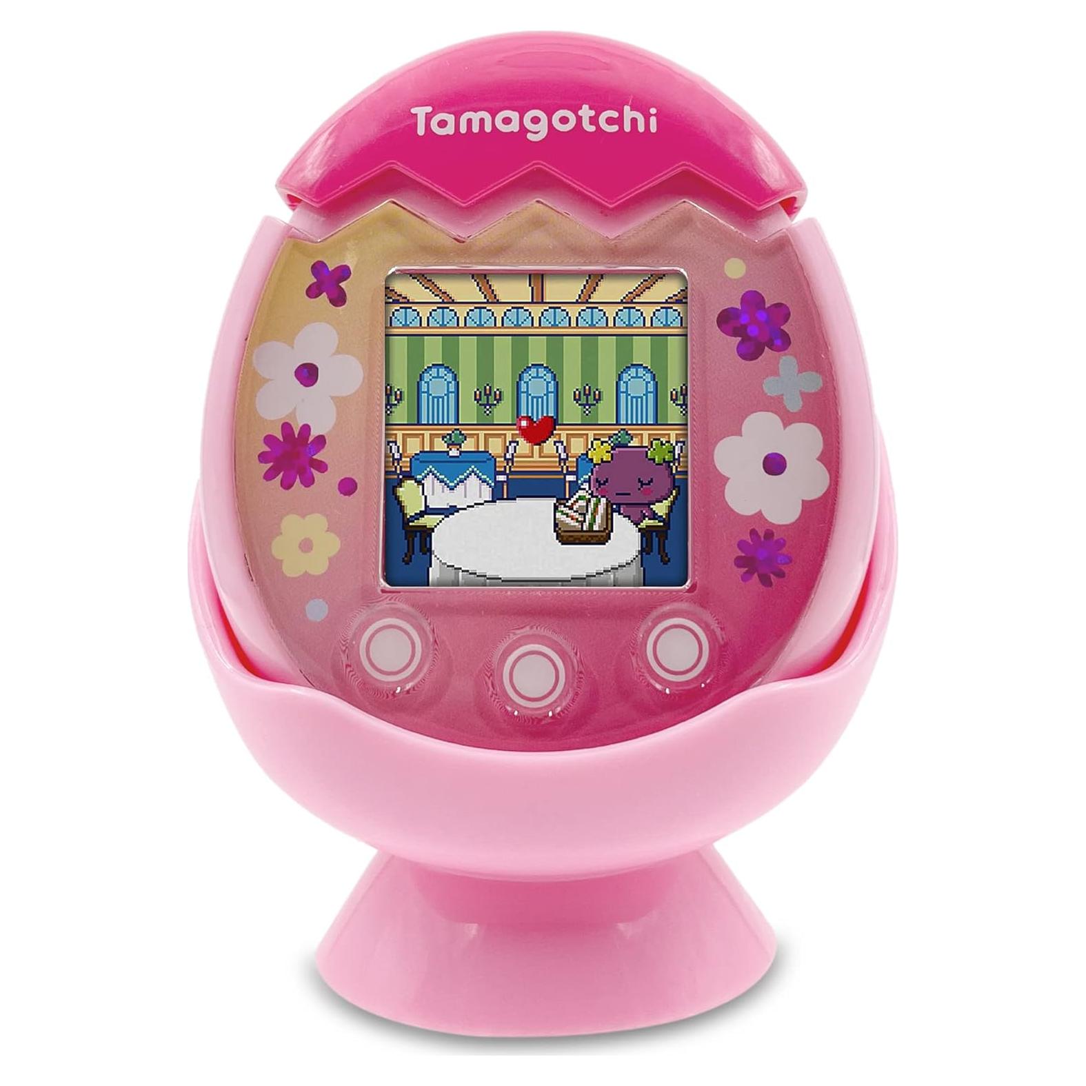 Soporte de escritorio xcivi para Tamagotchi Pix Rosa