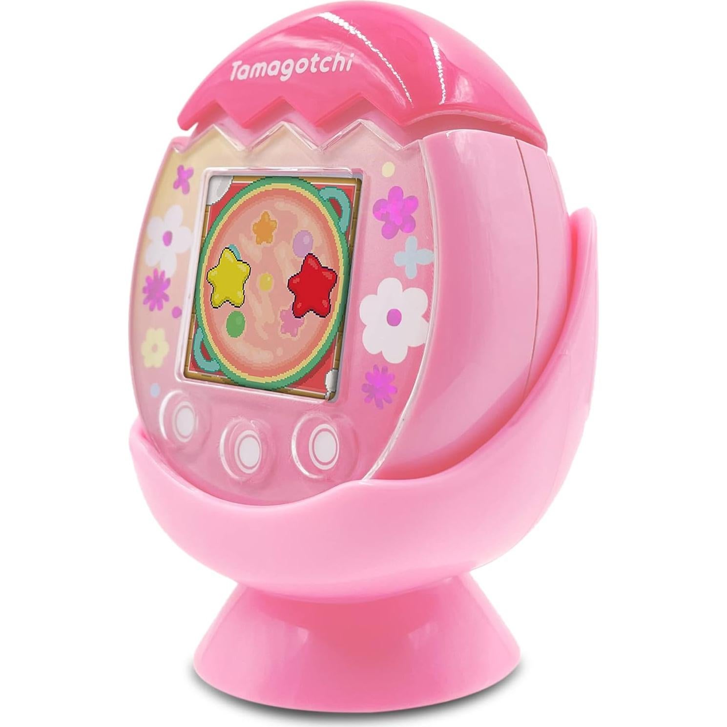 Soporte de escritorio xcivi para Tamagotchi Pix Rosa