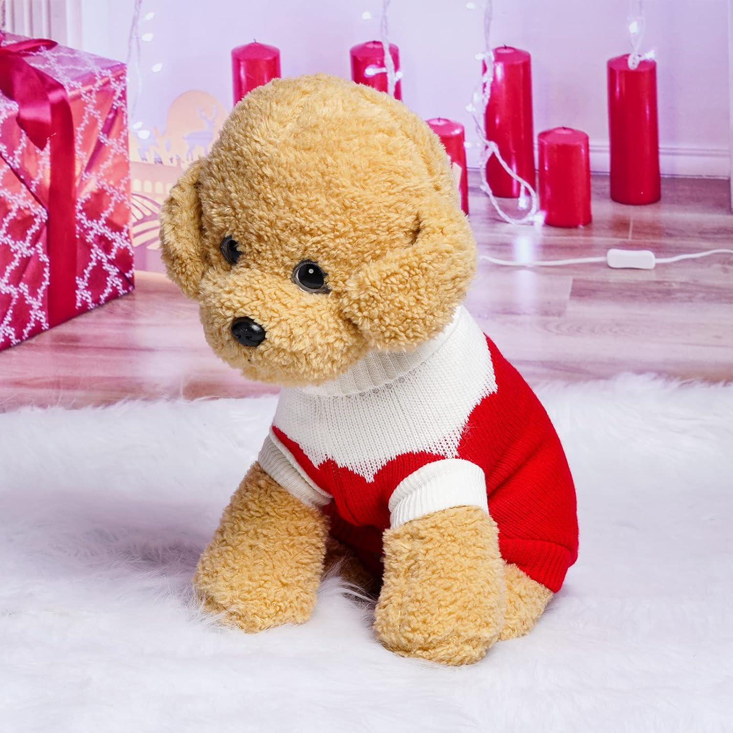 Suéter de Punto para Perros Topbuti Mediano Cuello Alto