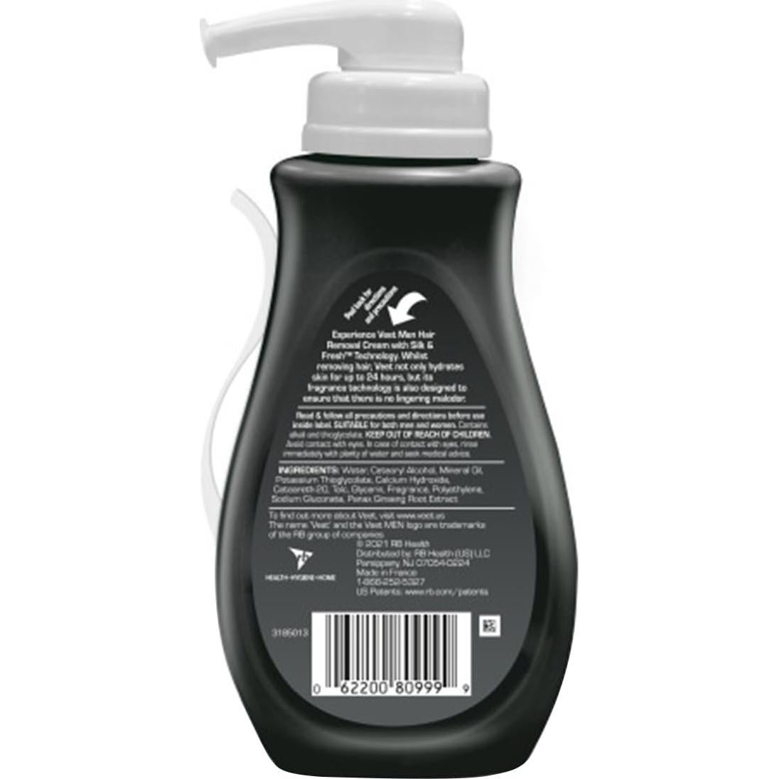 Gel Crema Depilatoria para Hombres Veet 400 ml Piel Sensible 2 Paquete