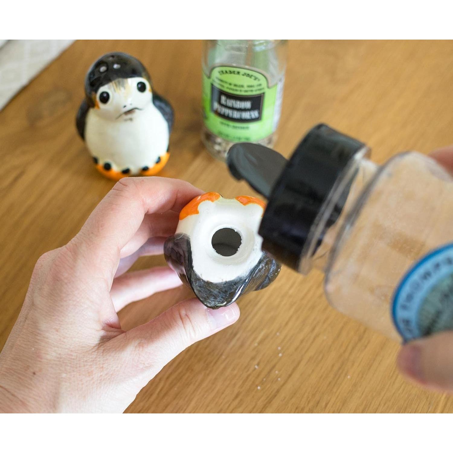 Juego de Sal y Pimienta Porgs Star Wars | Cerámica 2 Piezas