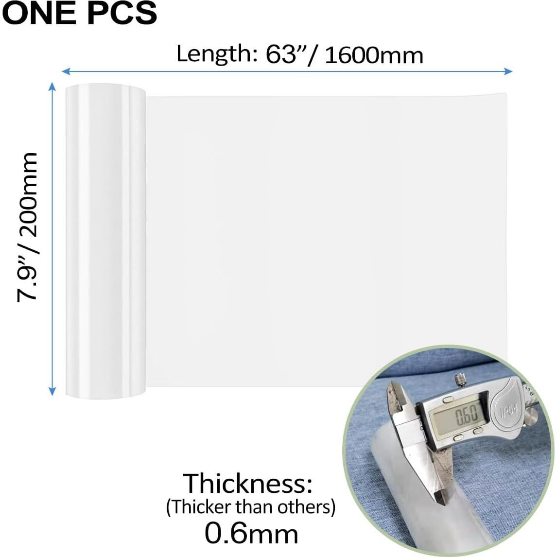 Protector de Rasguños KEBE 160x20 cm para Puertas y Muebles