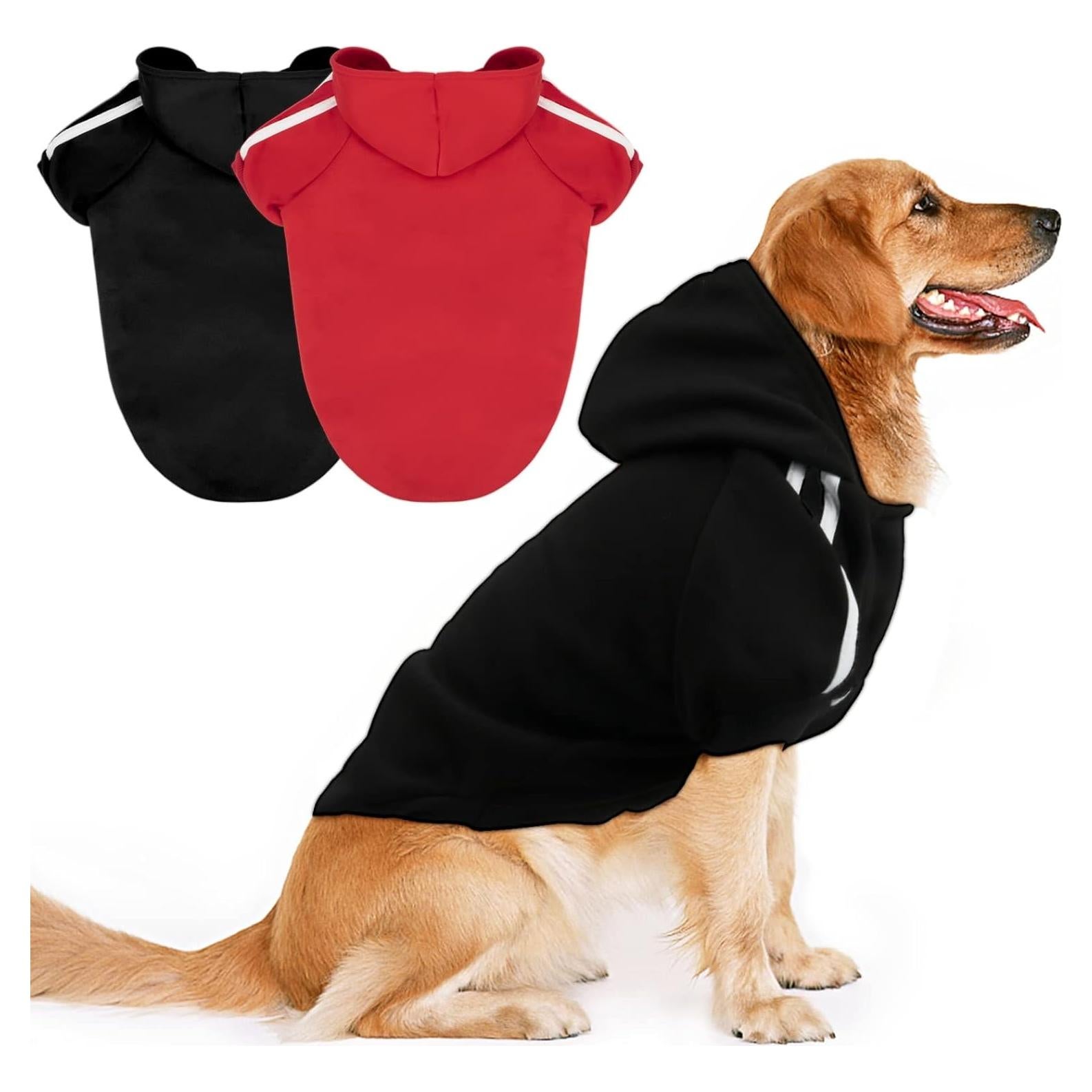 Rypet Sudadera Básica para Perros Grandes 7XL Rojo y Negro