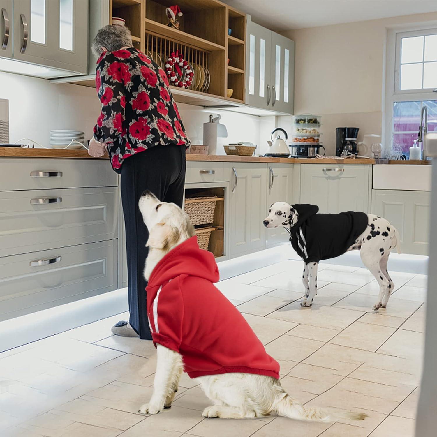 Rypet Sudadera Básica para Perros Grandes 7XL Rojo y Negro