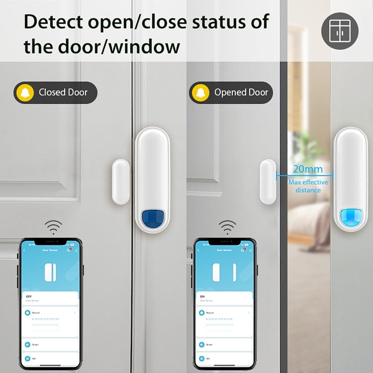 Sensor de Contacto NEO Zigbee para Puertas y Ventanas