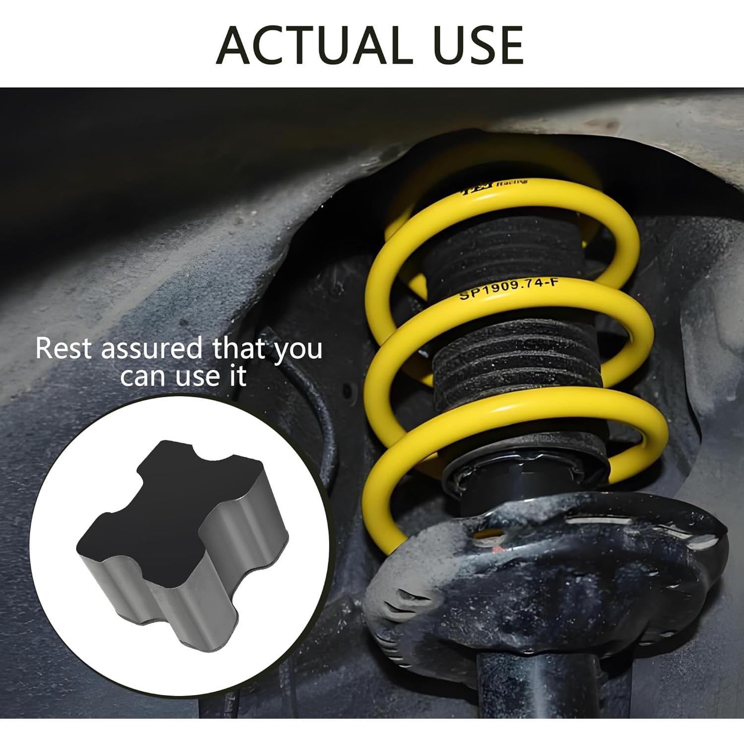 Espaciadores de Resortes de Bobina Stacool 4PCS Caucho 25-38mm