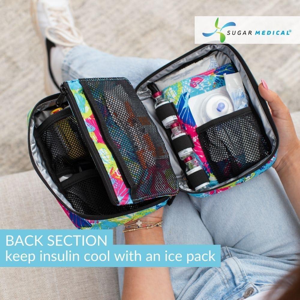 Organizador de Diabetes Sugar Medical 20x14x6 cm Aislado