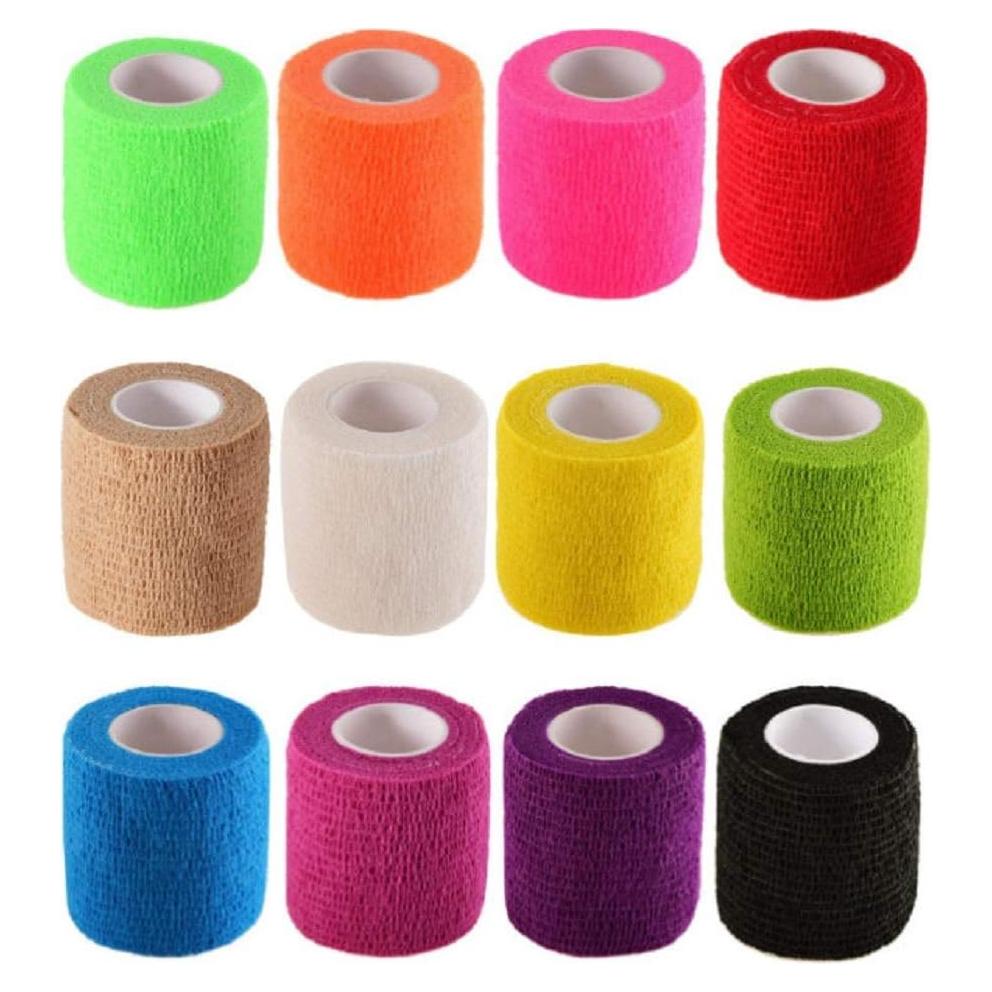 Cinta de Vendaje Elástico Autoadhesiva B&S FEEL 5cm x 4.5m - 12 Rollos
