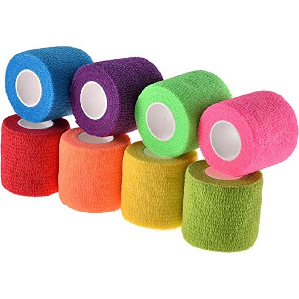 Cinta de Vendaje Elástico Autoadhesiva B&S FEEL 5cm x 4.5m - 12 Rollos