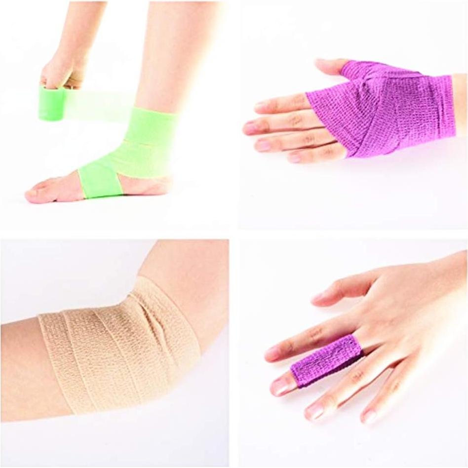 Cinta de Vendaje Elástico Autoadhesiva B&S FEEL 5cm x 4.5m - 12 Rollos