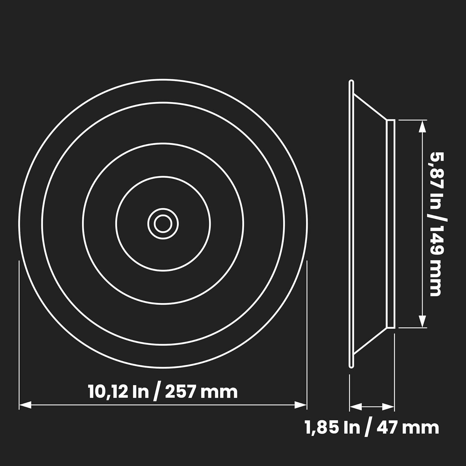 Difusor Redondo de Aluminio Repa Market 15.2 cm para Ventilación