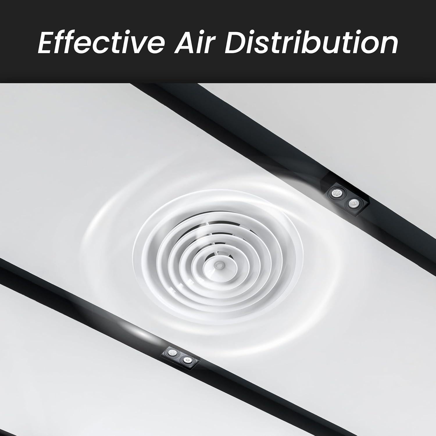 Difusor Redondo de Aluminio Repa Market 15.2 cm para Ventilación