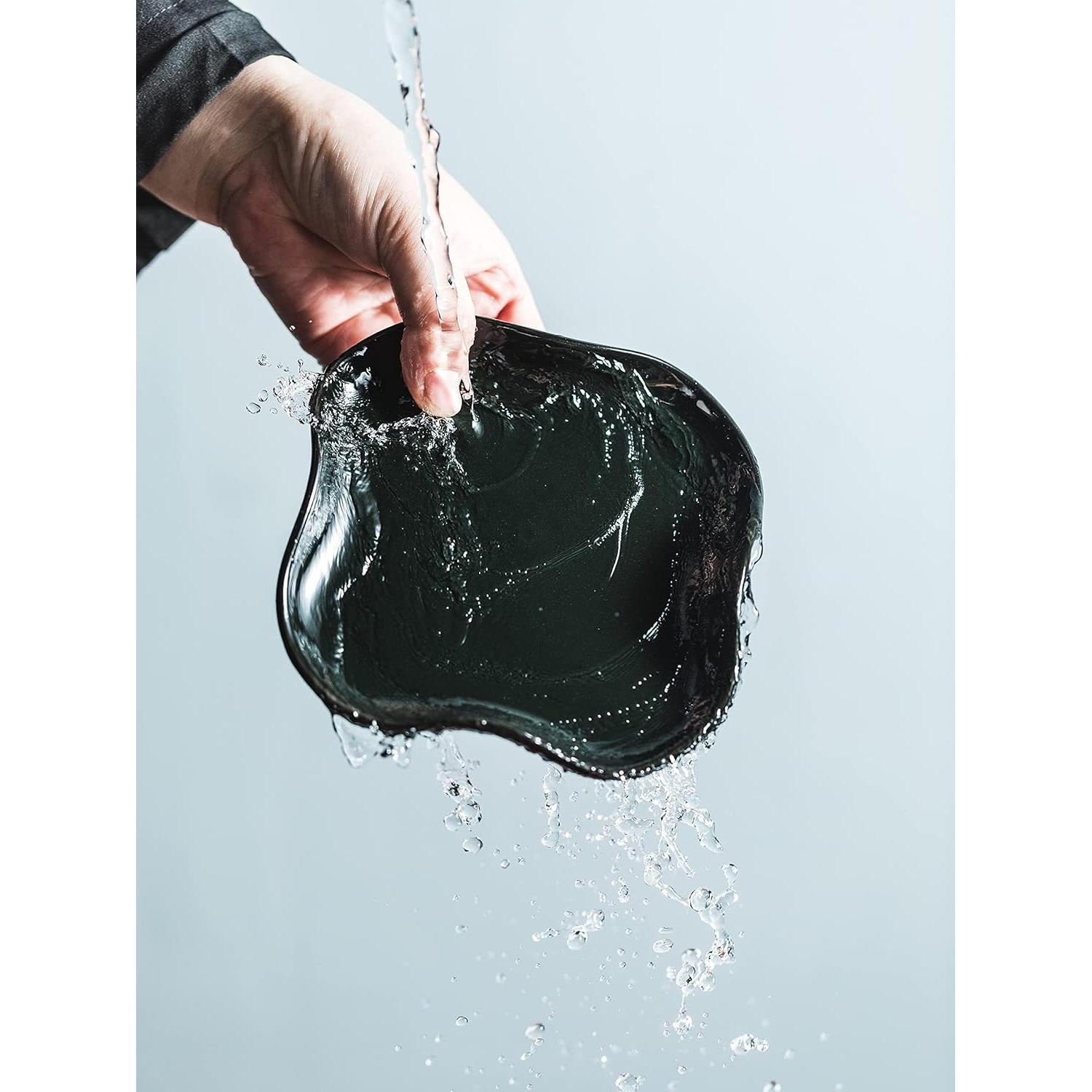 Reposacucharas de Cerámica Cormomu Negro 13x13 cm Resistente