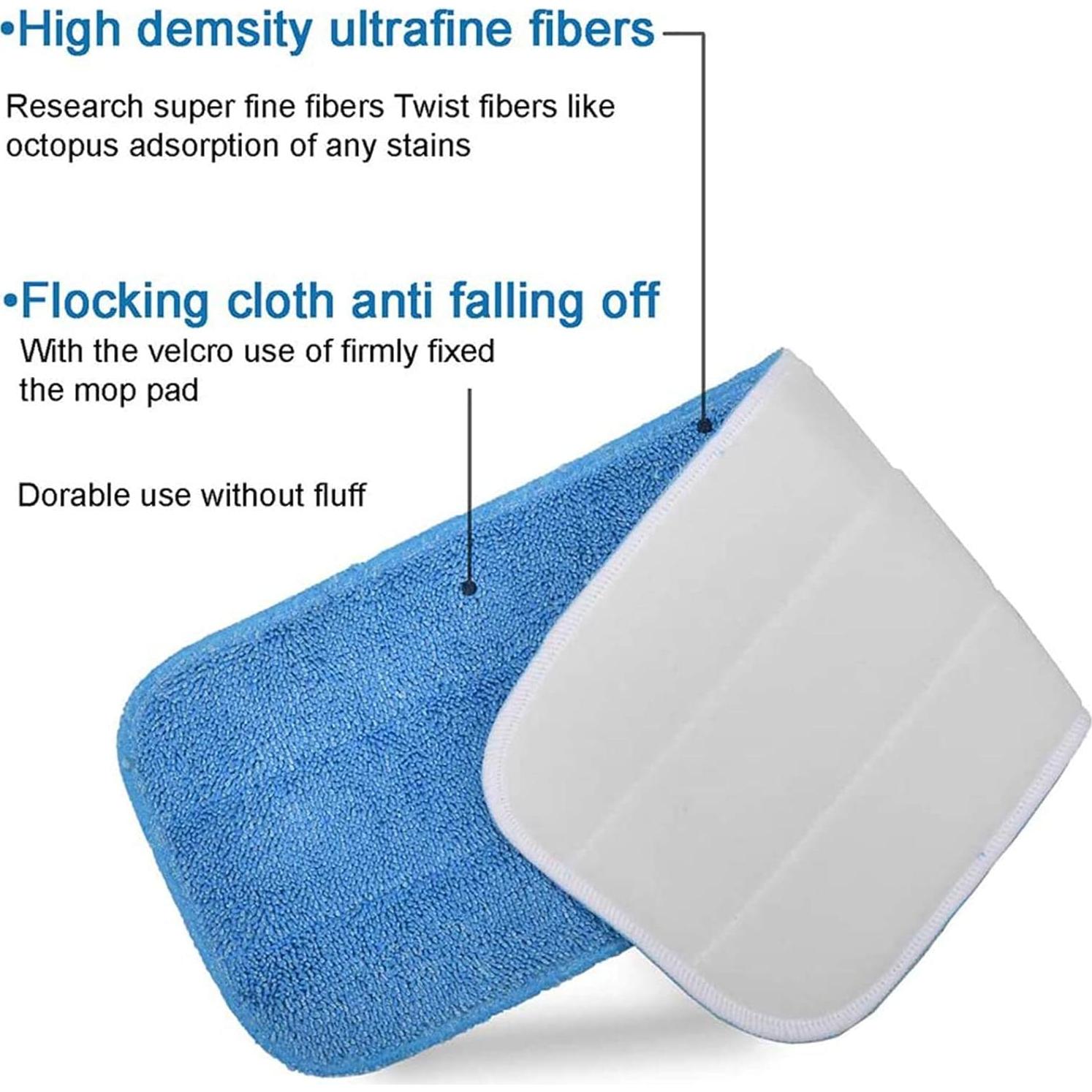 Paño de Microfibra AILELAN 18" para Limpieza Húmeda y Seca - 6 Piezas