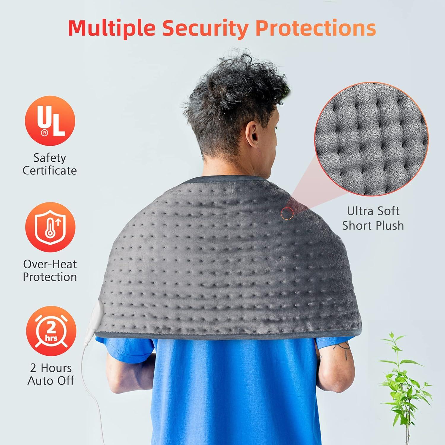 Almohadilla Térmica Comfier CF-019F3 12x24" 6 Niveles Calor