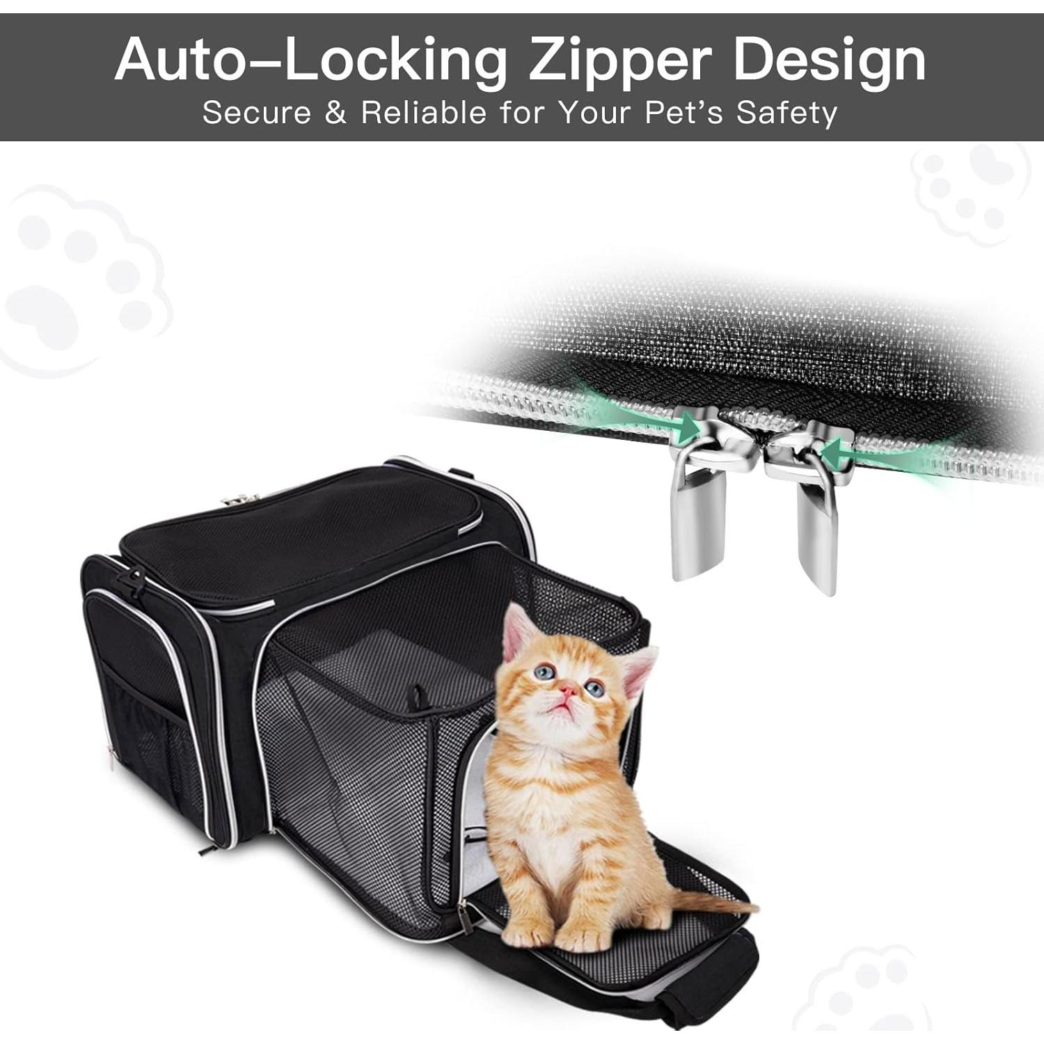 Bolsa Transportadora Expandible para Gatos y Perros BAGLHER