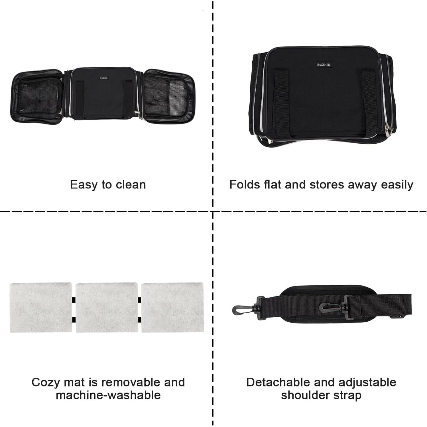 Bolsa Transportadora Expandible para Gatos y Perros BAGLHER