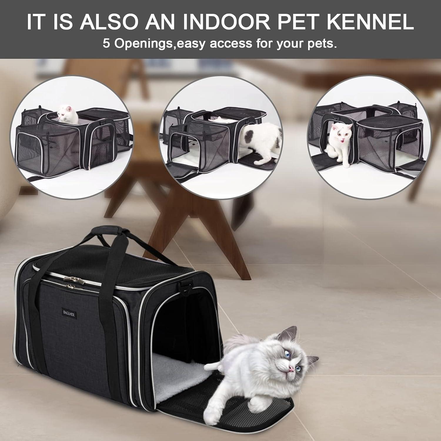 Bolsa Transportadora Expandible para Gatos y Perros BAGLHER