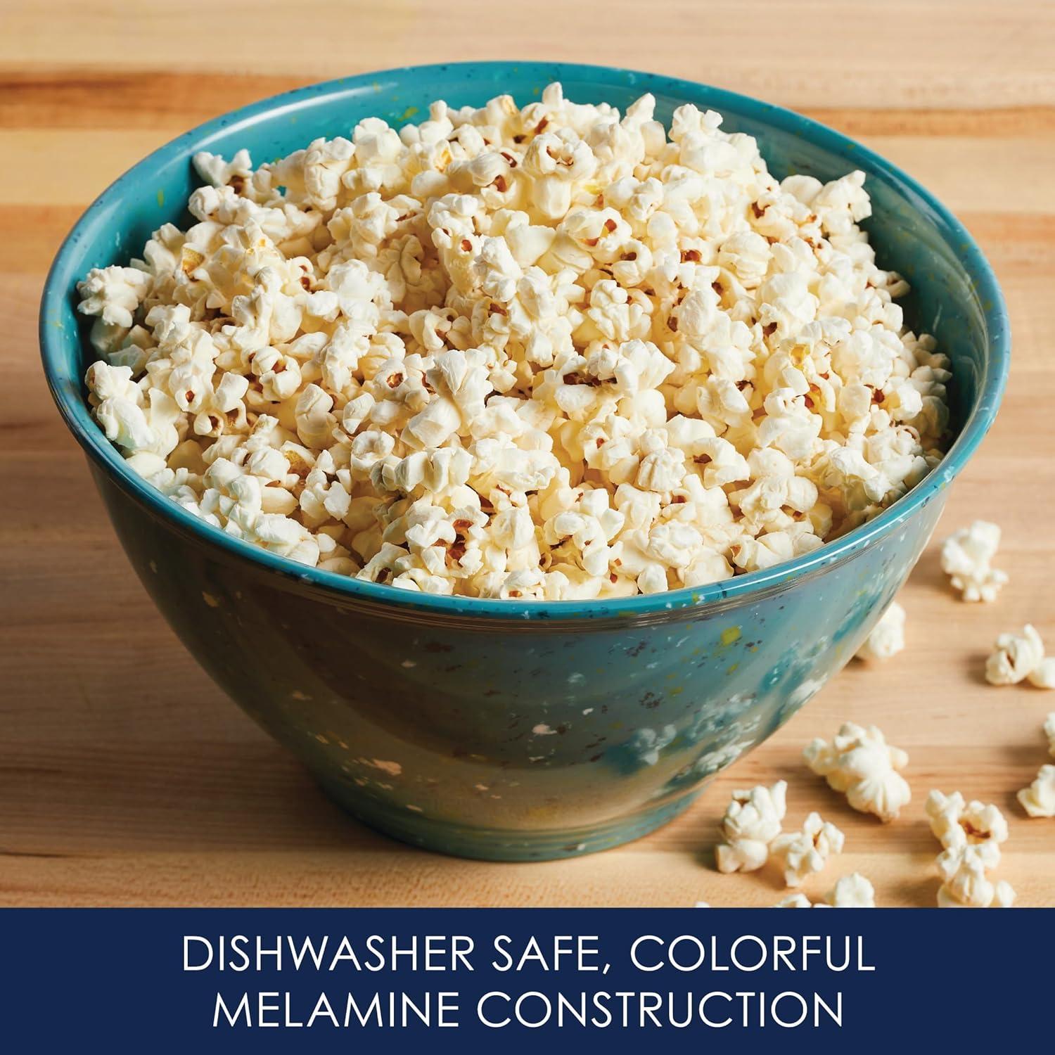 Tazón de Basura Rachael Ray 4L Melamina Azul Agave Antideslizante