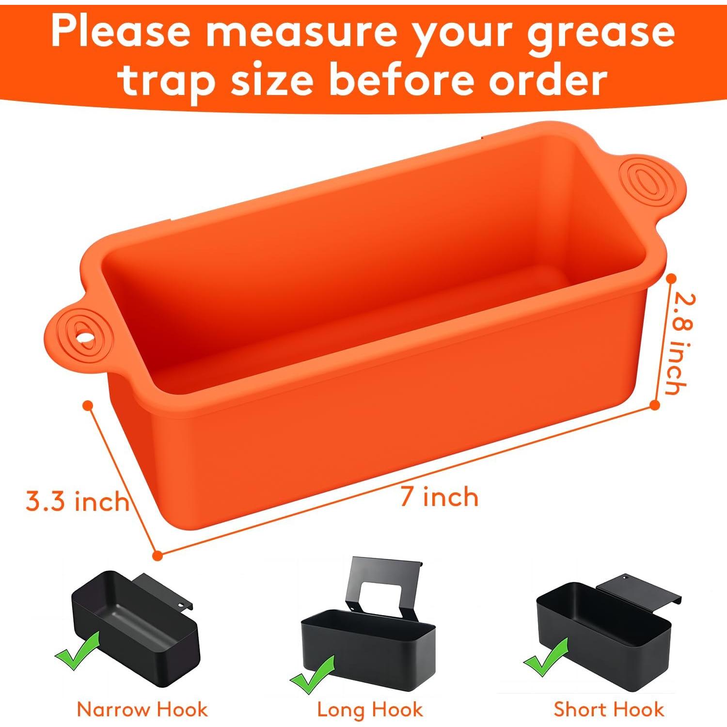 Forros de Taza de Grasa de Silicona MICNOI para Parrilla 36-17"