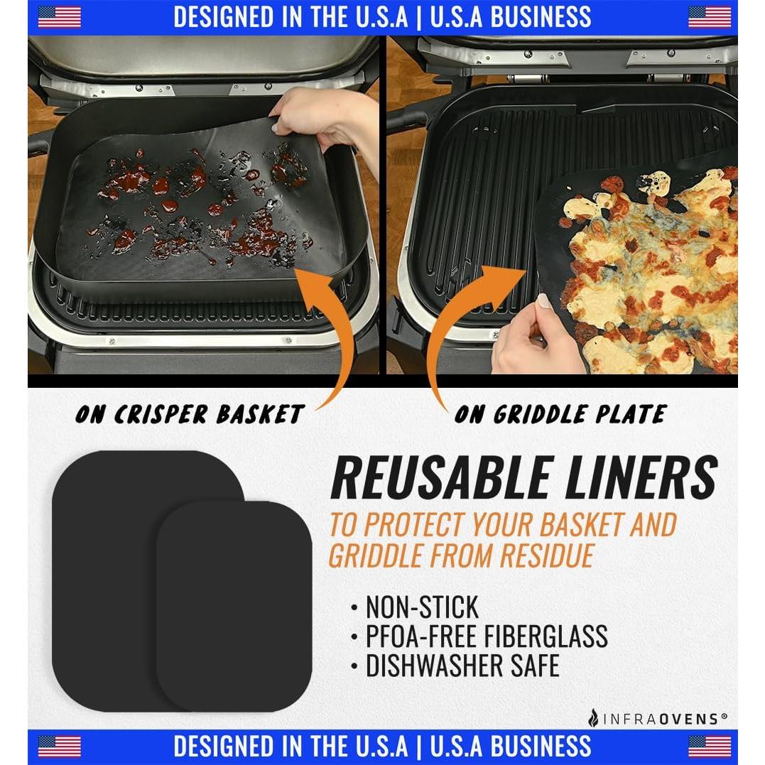 Forros Reutilizables para Parrilla Ninja Woodfire OG701 OG751