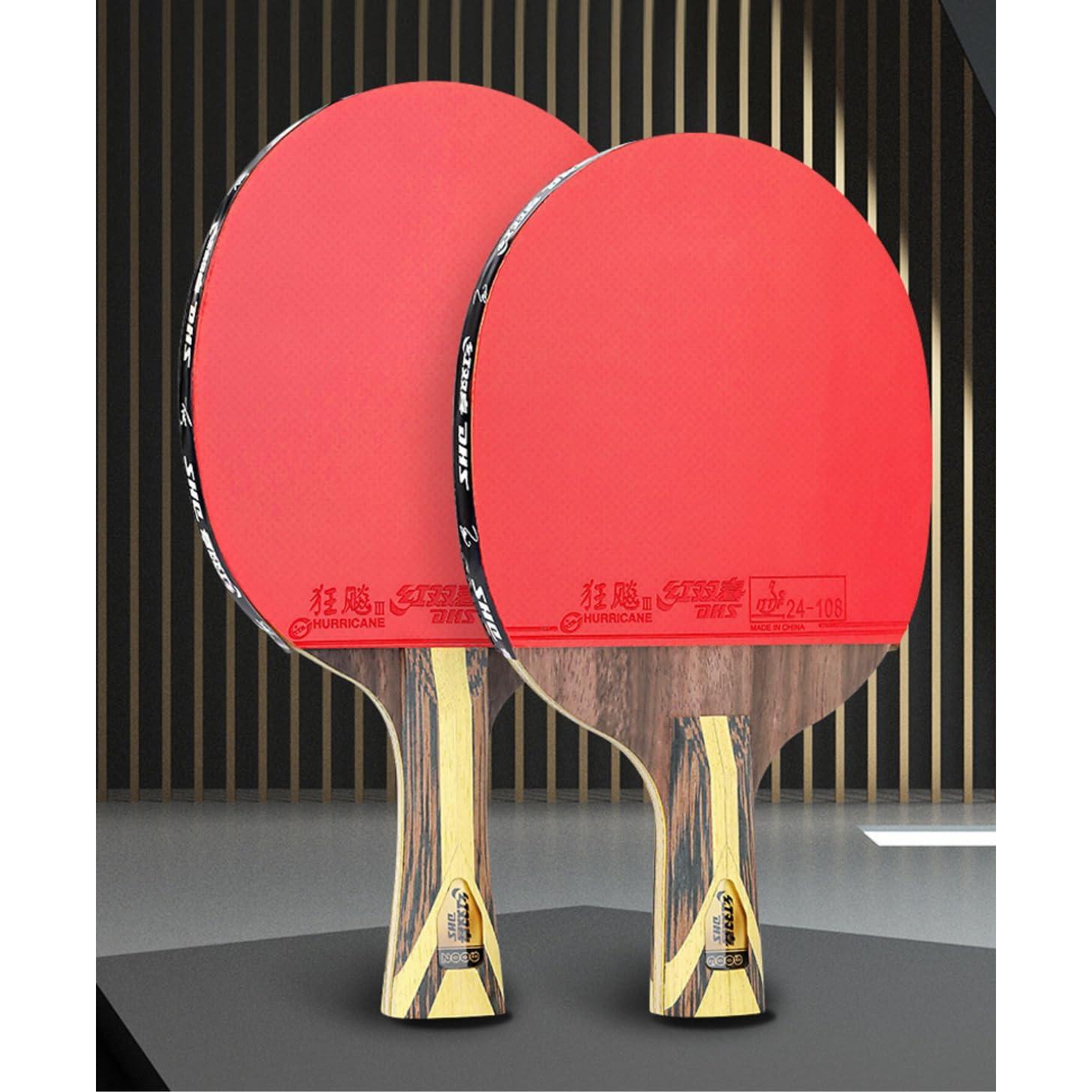 Raqueta de Tenis de Mesa DHS 9 Star 9002/9006 Profesional 5+2 Madera