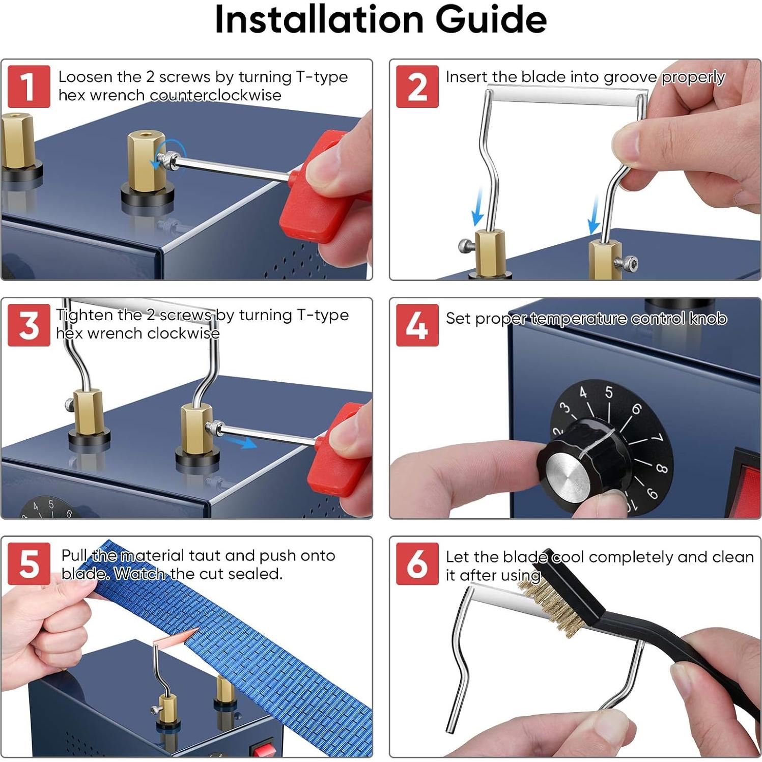 Cortador Eléctrico ROMECH RM-025 120W para Tela y Cuerda