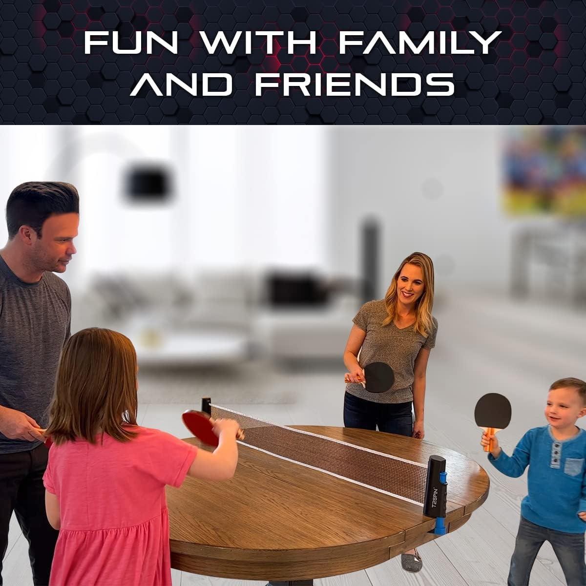 Red de Ping Pong Retráctil T2Spin - Portátil y Ajustable