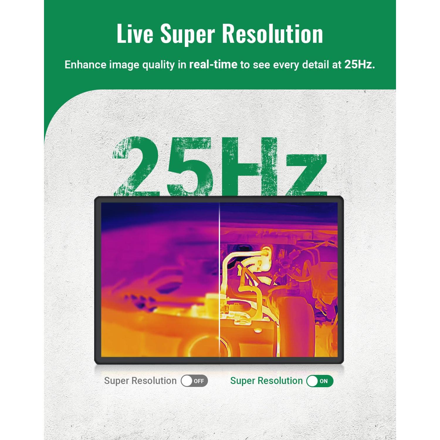 Cámara Térmica HSFTOOLS P2W 256x192 IR 8MP Wi-Fi