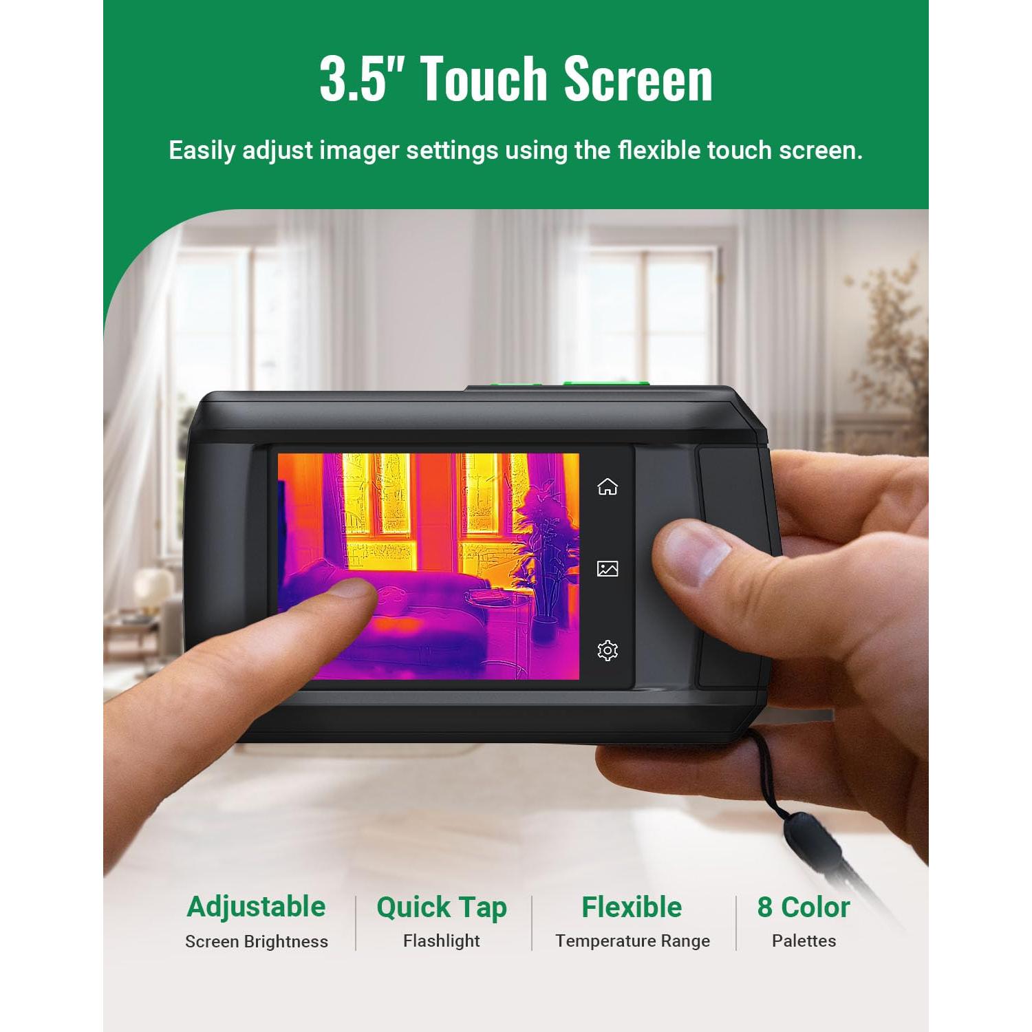 Cámara Térmica HSFTOOLS P2W 256x192 IR 8MP Wi-Fi