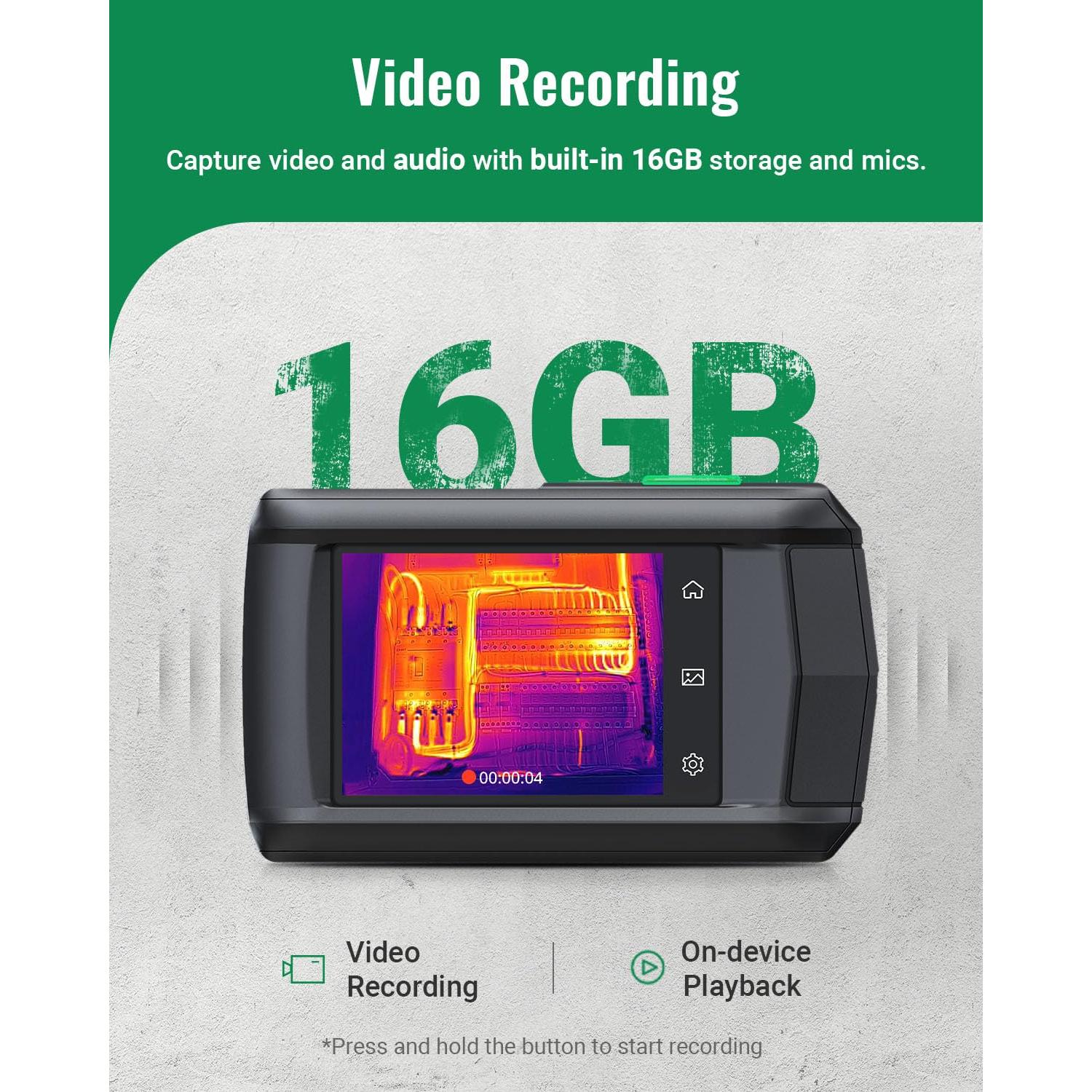 Cámara Térmica HSFTOOLS P2W 256x192 IR 8MP Wi-Fi