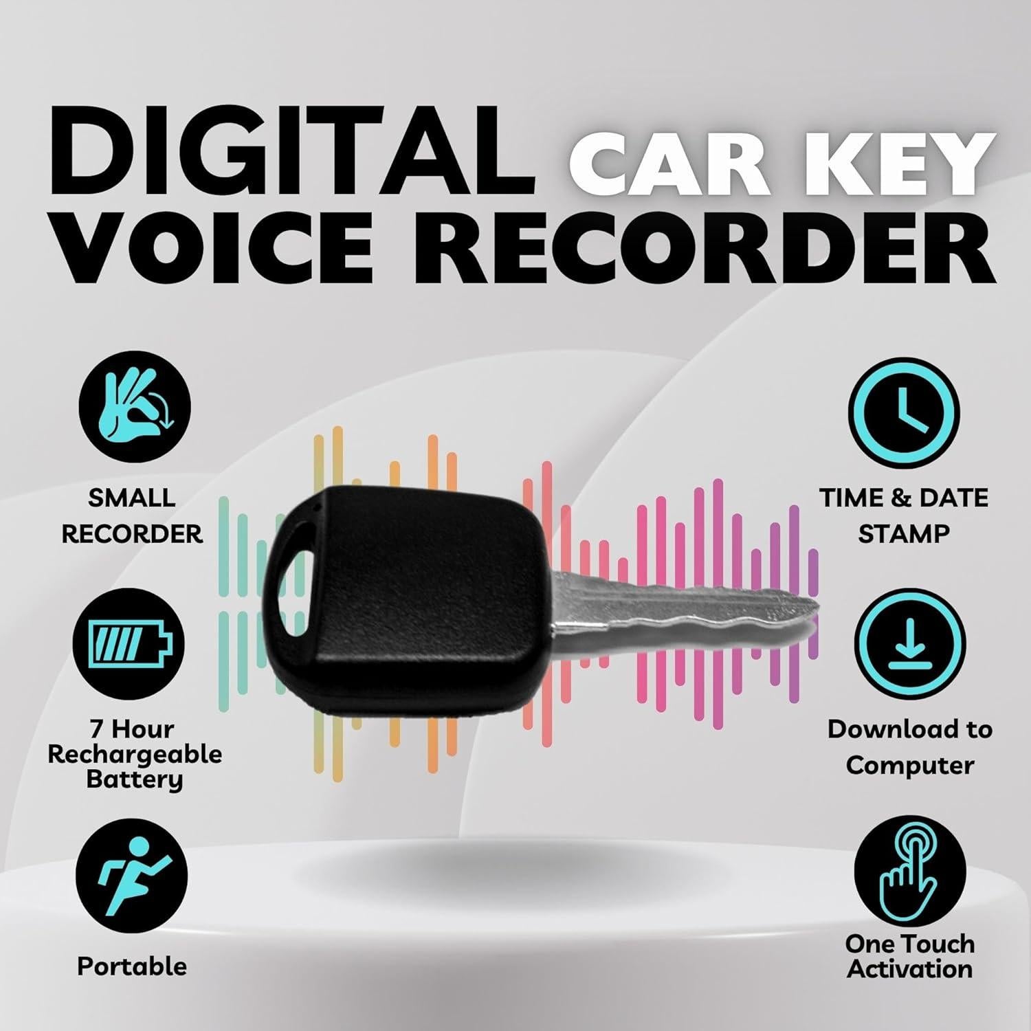Grabadora de Voz Oculta Lawmate AR-300 4GB 7h Grabación