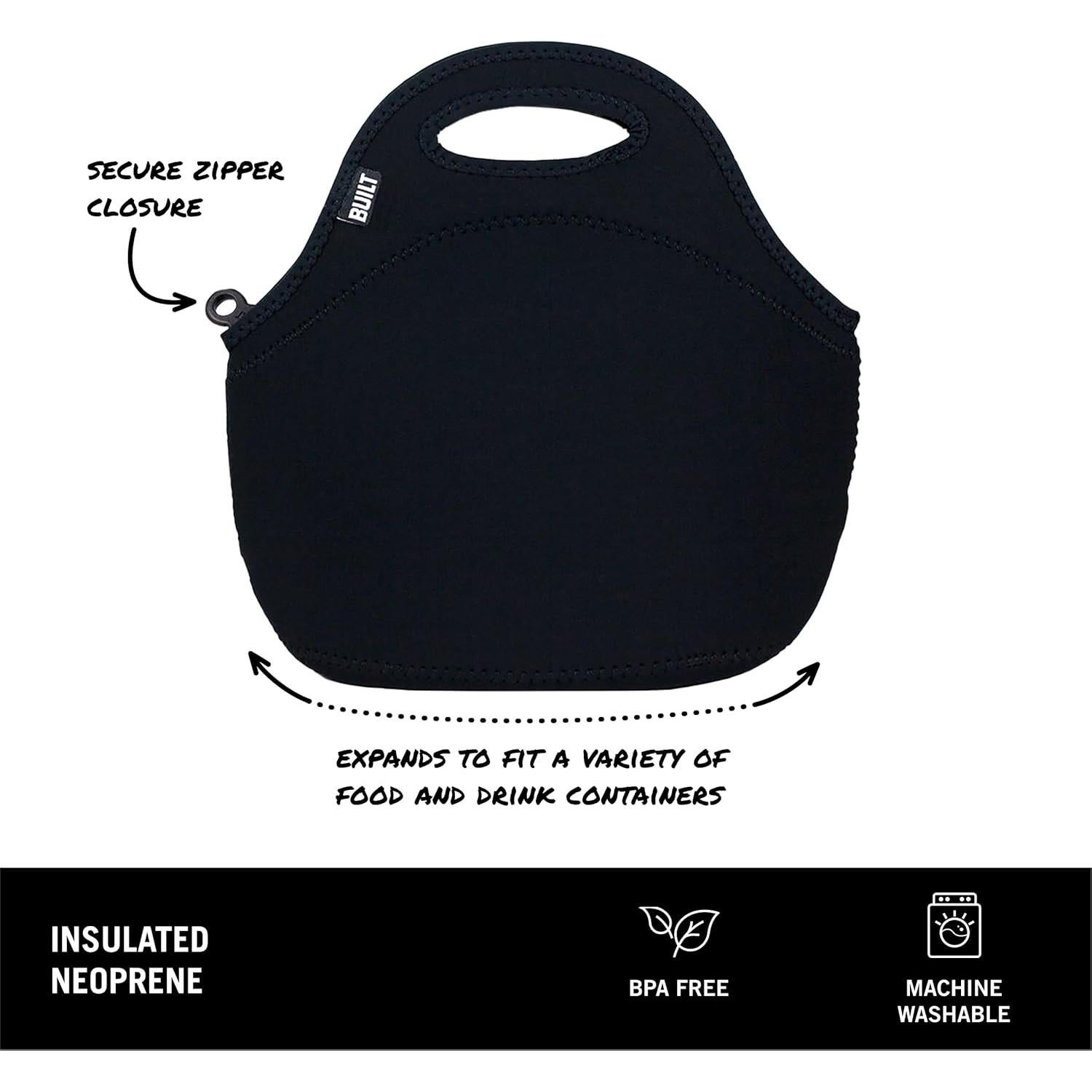 Bolsa Térmica BUILT Gourmet Getaway Neopreno Negra 1.36kg
