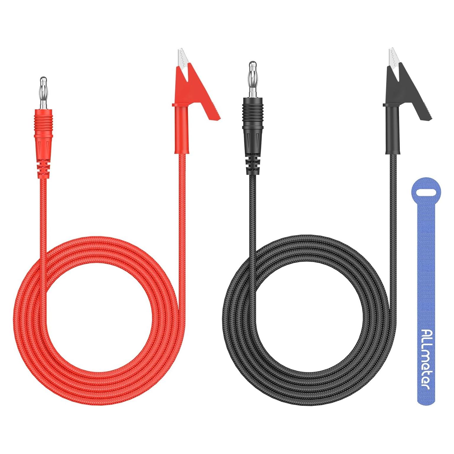 Cables de Prueba Banana a Cocodrilo 1m 15A ALLmeter