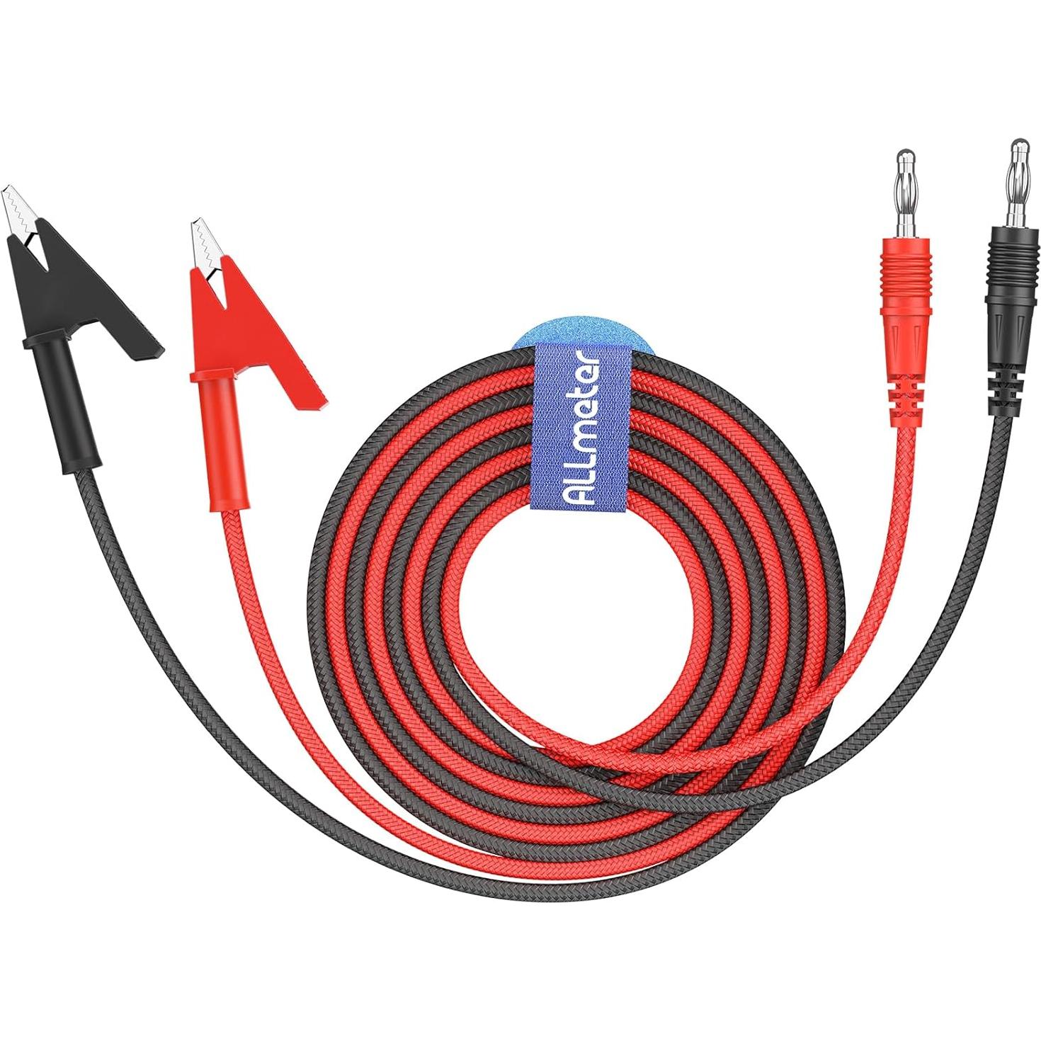 Cables de Prueba Banana a Cocodrilo 1m 15A ALLmeter
