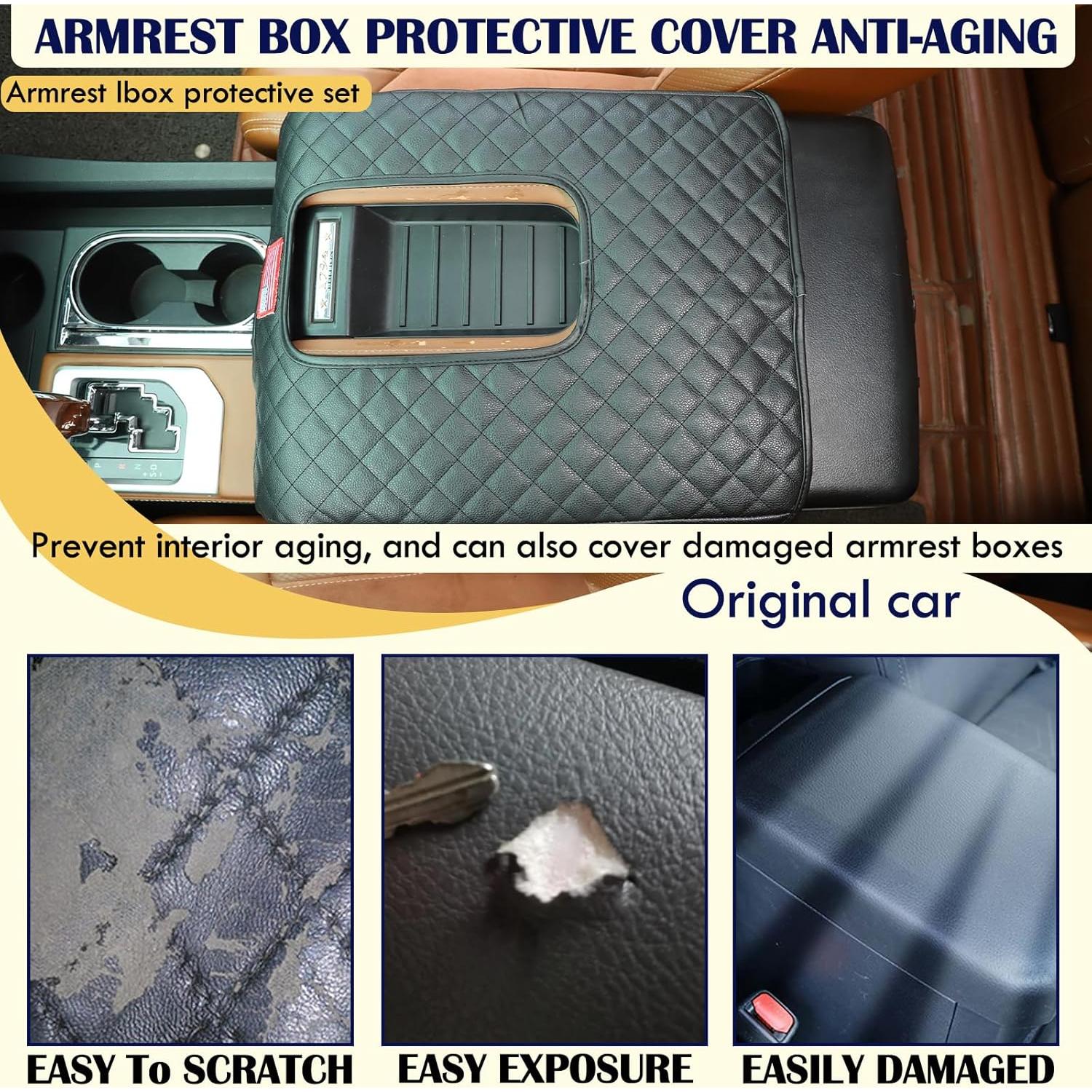 Cubierta de Reposabrazos CHEAYAR para Toyota Tundra 2014-2021