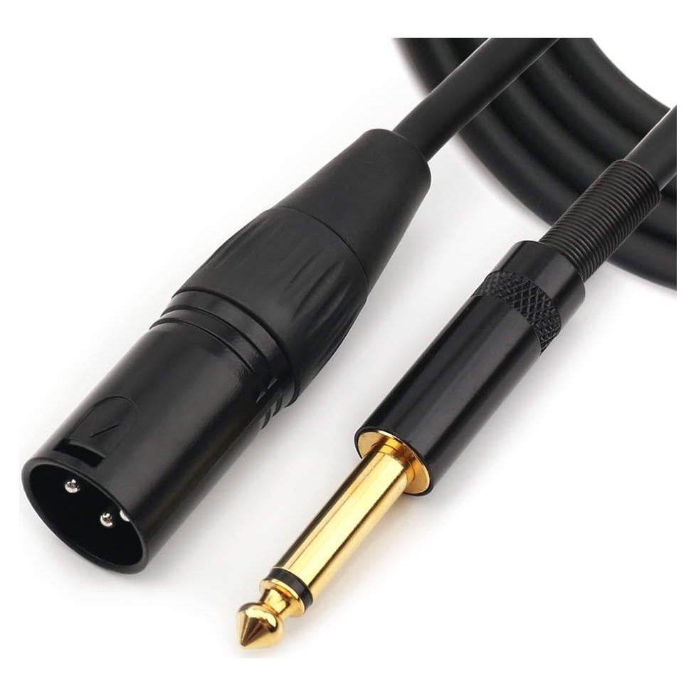 Cable NANYI 6.35mm TS Macho a XLR Macho 3M Audio